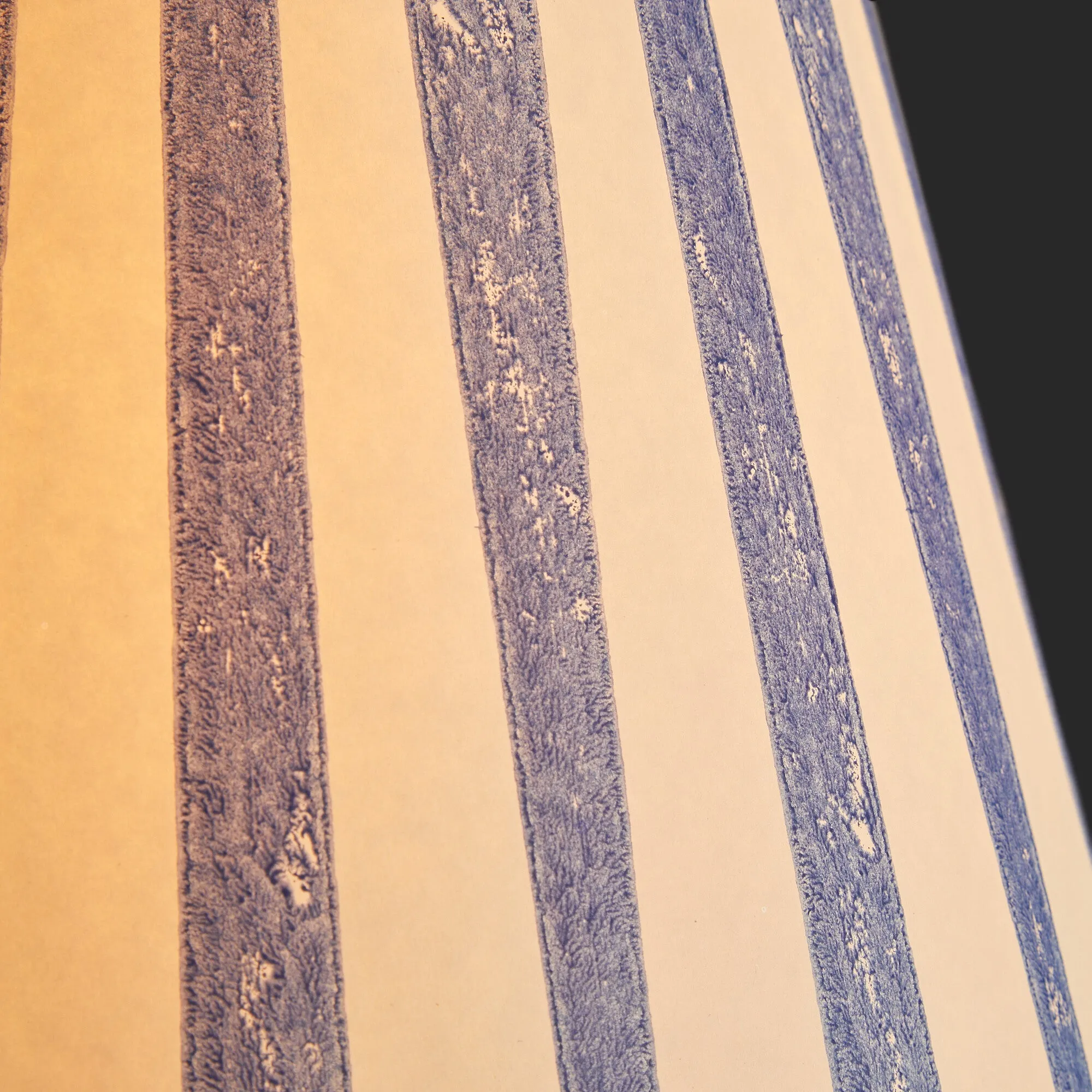 20cm empire shade in ocean tapers hand painted card