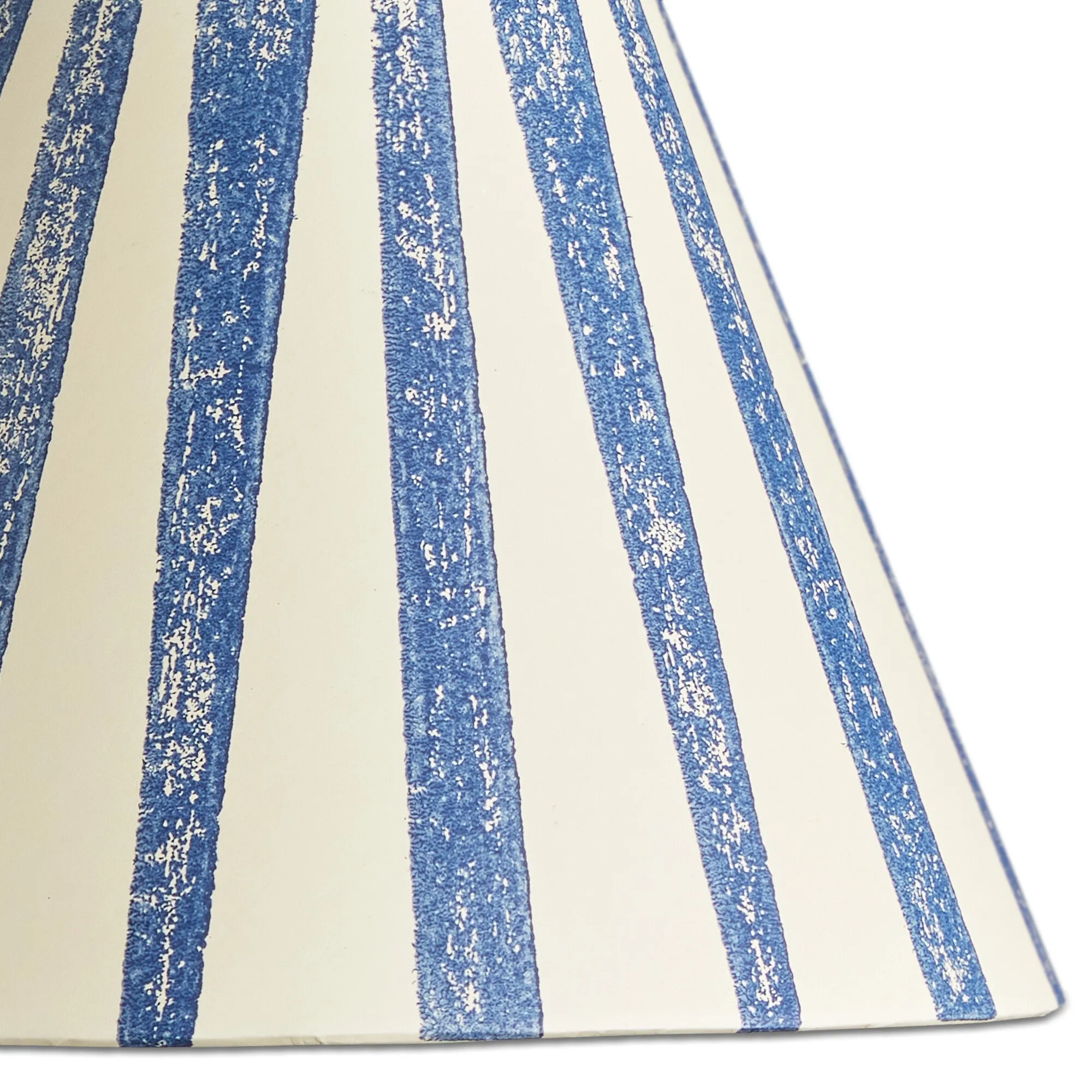 20cm empire shade in ocean tapers hand painted card