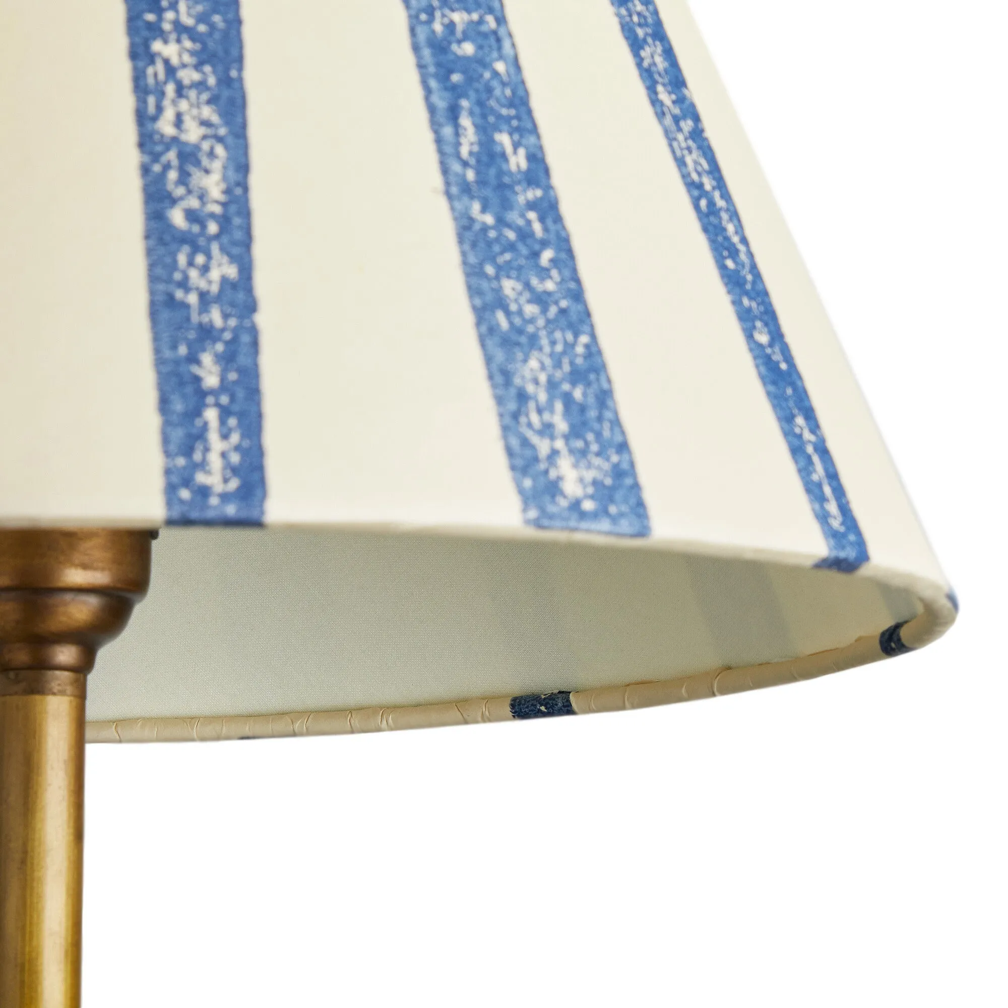 20cm empire shade in ocean tapers hand painted card