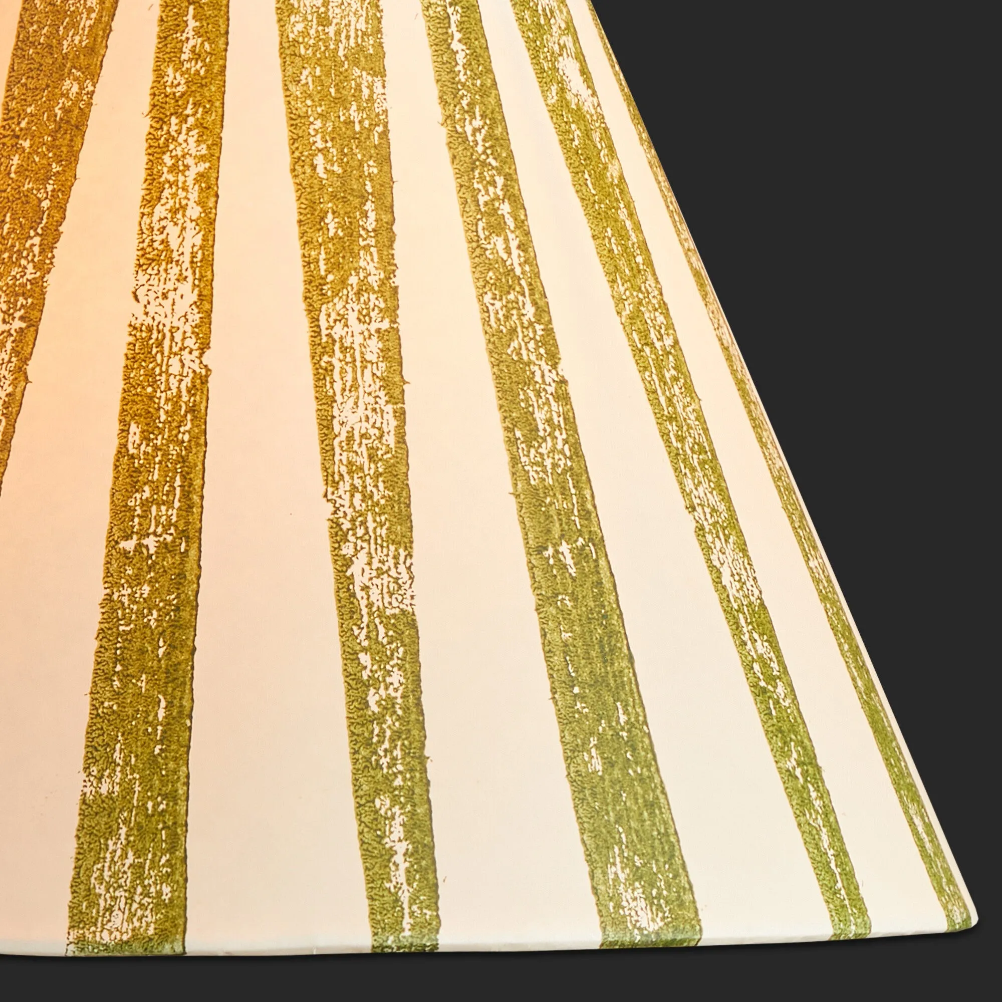 20cm empire shade in verdant tapers hand painted card