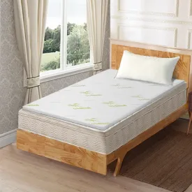 4cm Memory Foam Mattress Protector | Bamboo Cover | Single