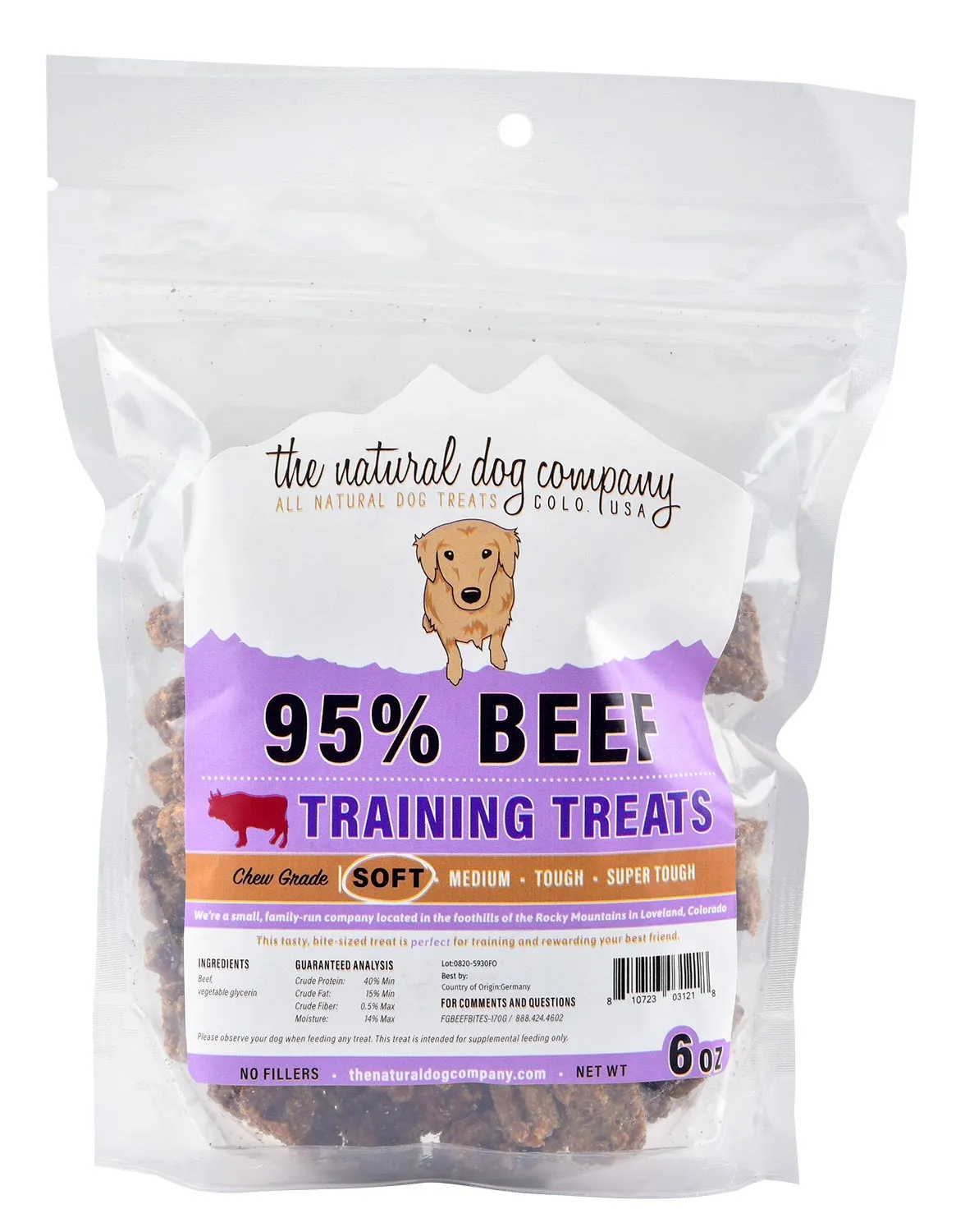 95% Meat Training Treats, 6 oz