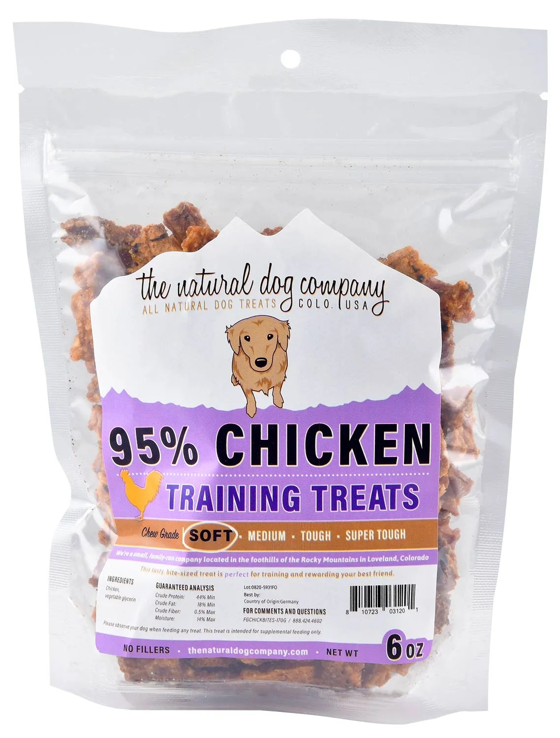 95% Meat Training Treats, 6 oz