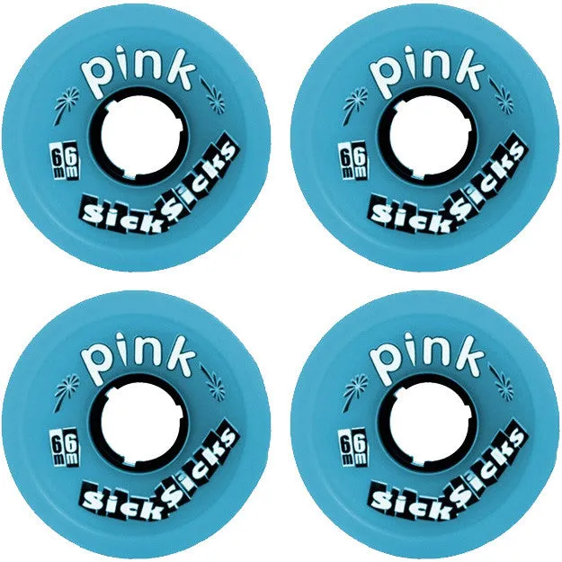 Abec 11 Sick Sicks - Blue - 66mm 81a - Skateboard Wheels (Set of 4)