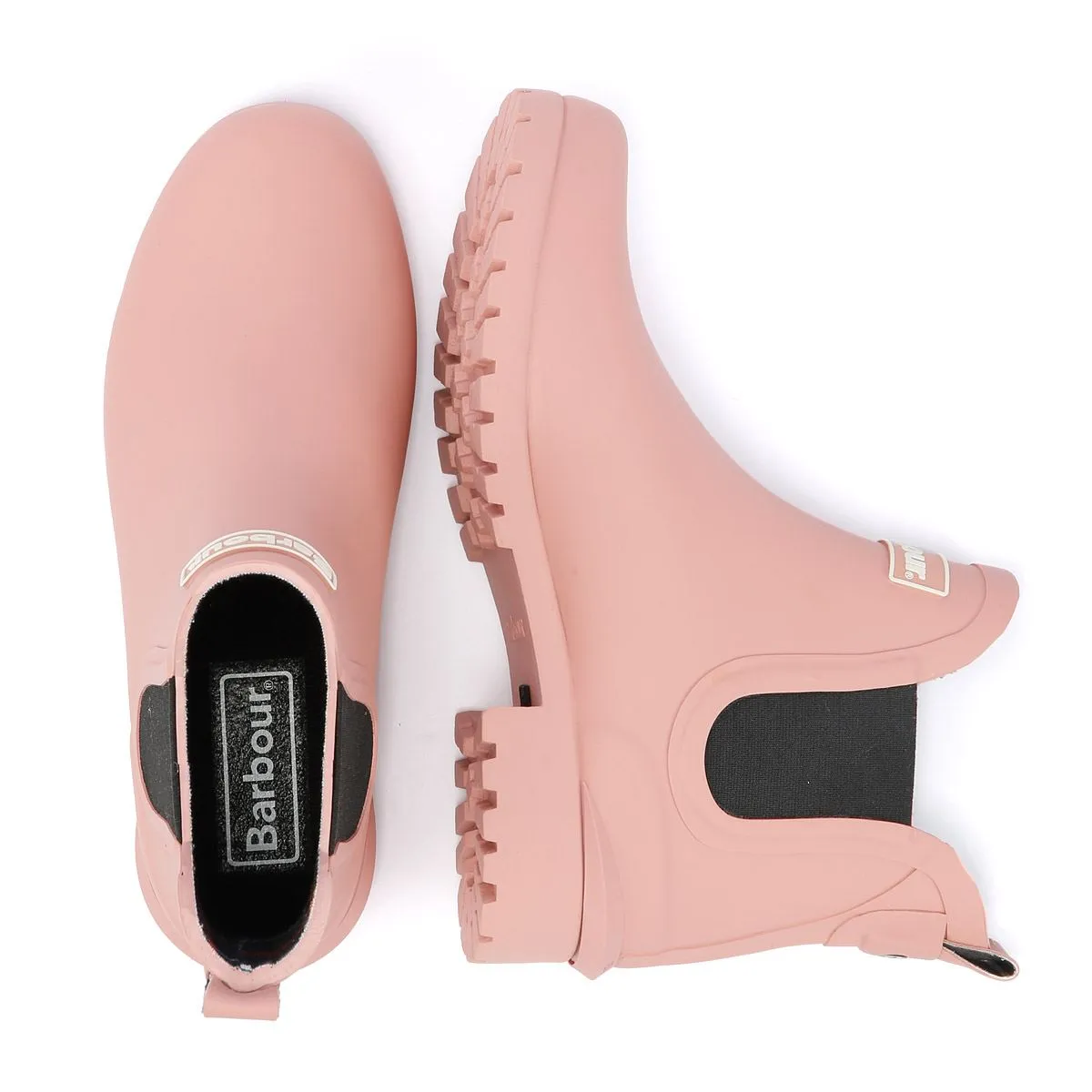 Barbour Wilton Women's Pink Ankle Wellington Boots