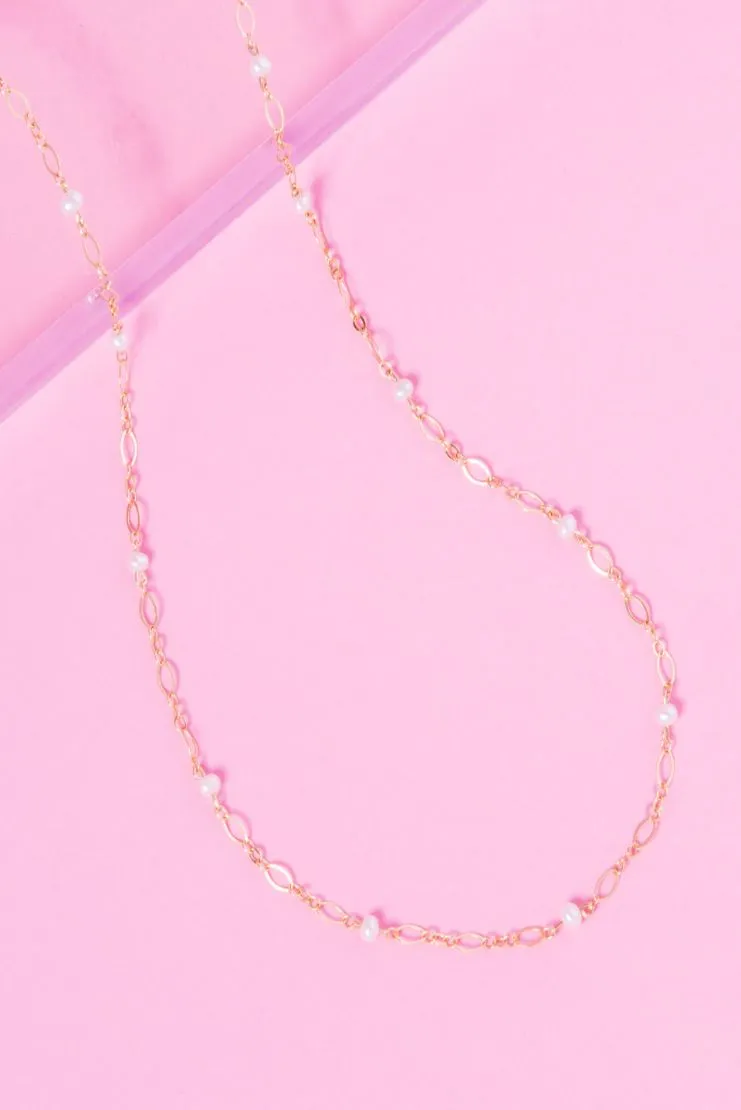 Beaded 14K Gold Filled Fancy Chain