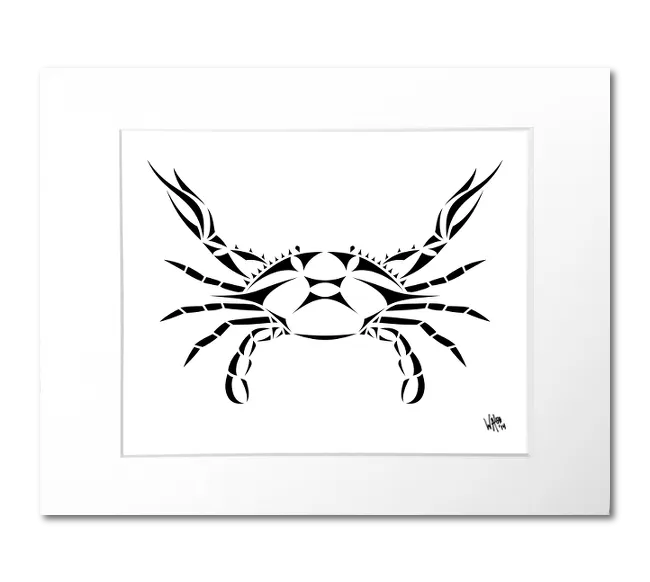 Blue Crab Art Print
