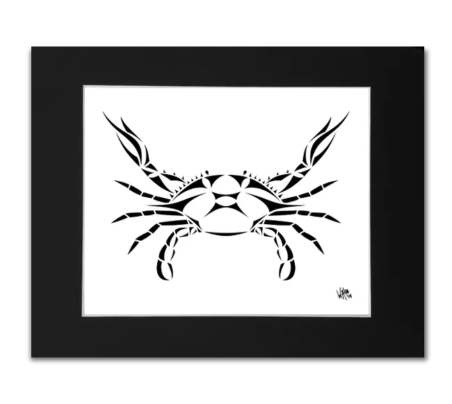 Blue Crab Art Print