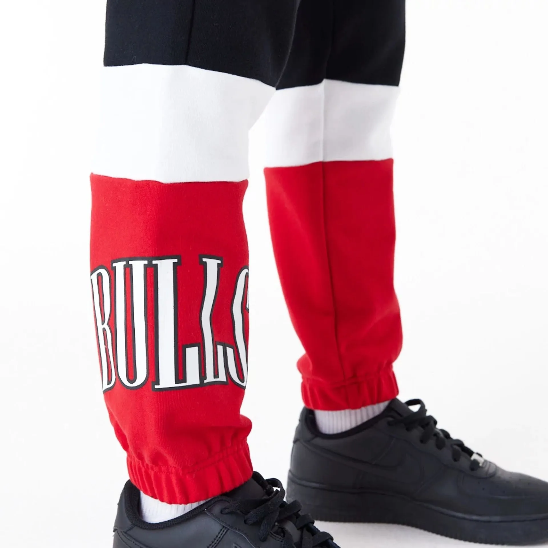 Chicago Bulls NBA Colour Block Black Joggers