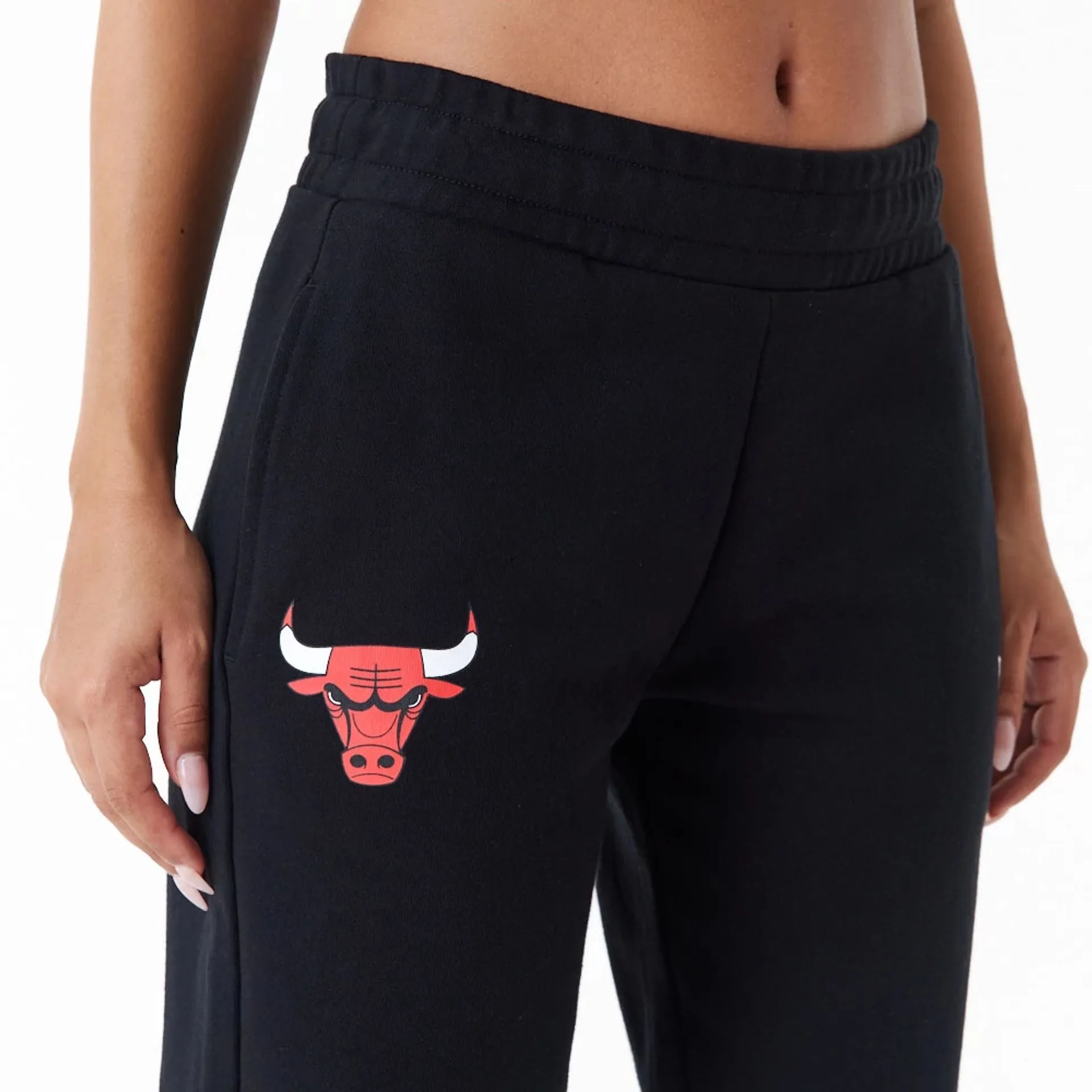 Chicago Bulls NBA Colour Block Black Joggers