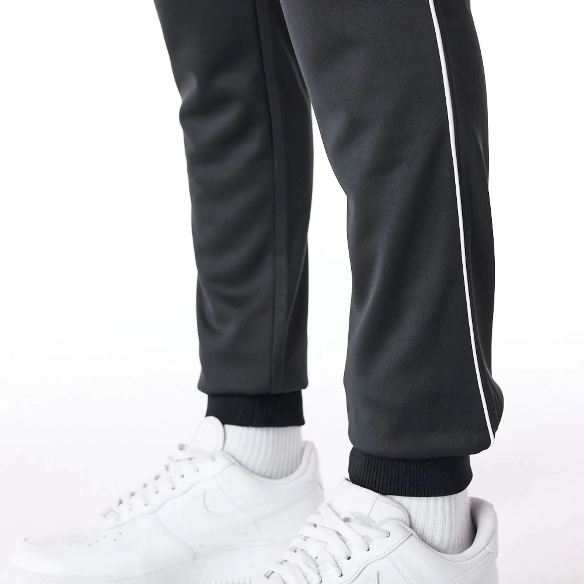 Chicago Bulls NBA Script Black Fleece Track Joggers