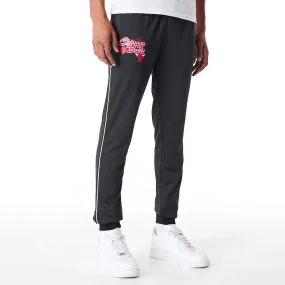 Chicago Bulls NBA Script Black Fleece Track Joggers