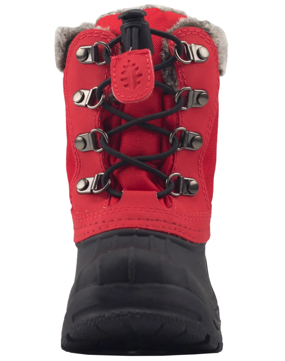 CHILDREN’S WINTER SNOW BOOTS, DEEP RED