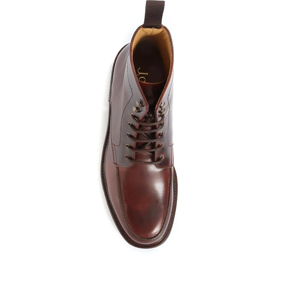Clapham Leather Suede Ankle Boots - CLAPHAM / 321 129