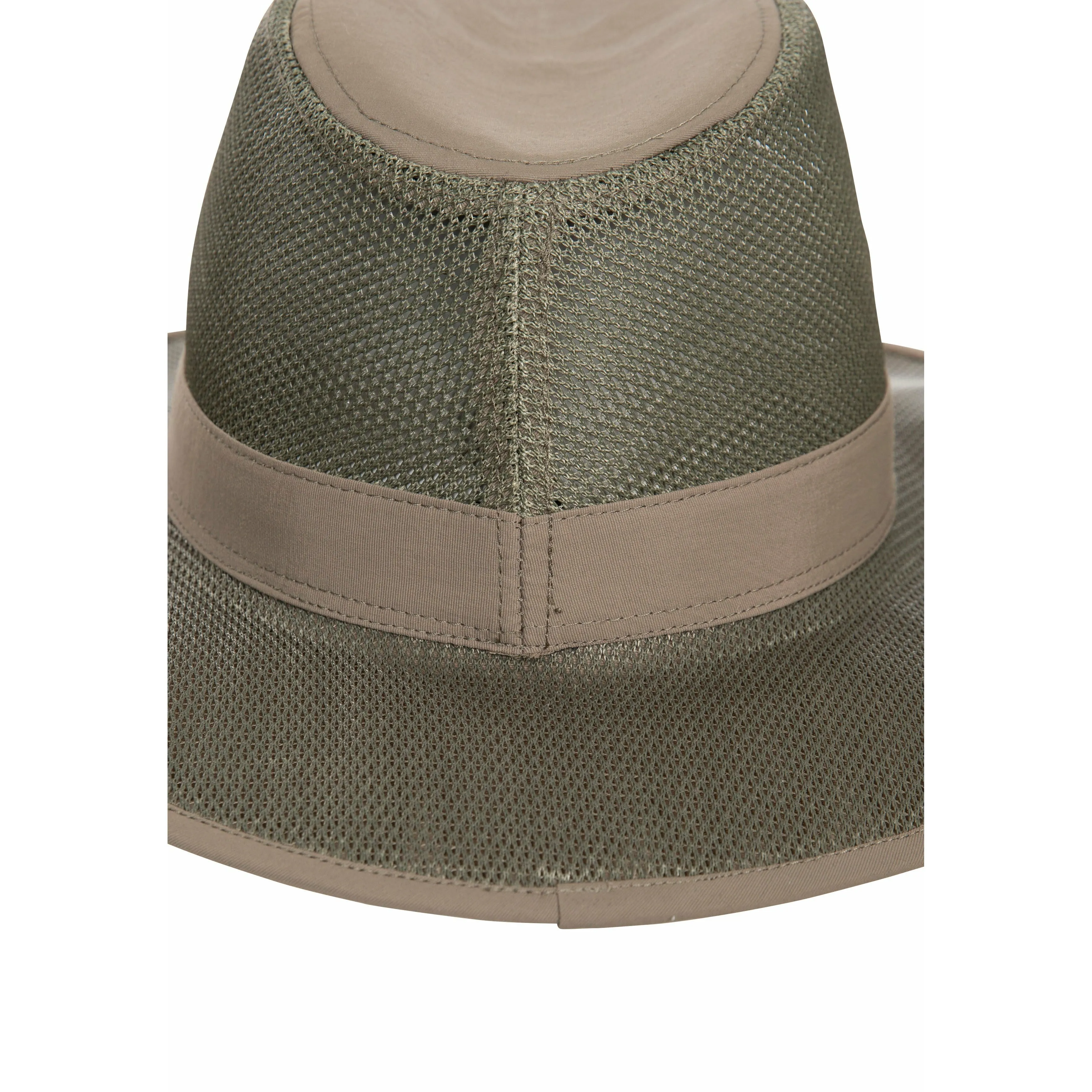 Classified Unisex Panama Mesh Hat - Khaki
