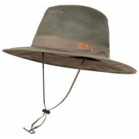 Classified Unisex Panama Mesh Hat - Khaki