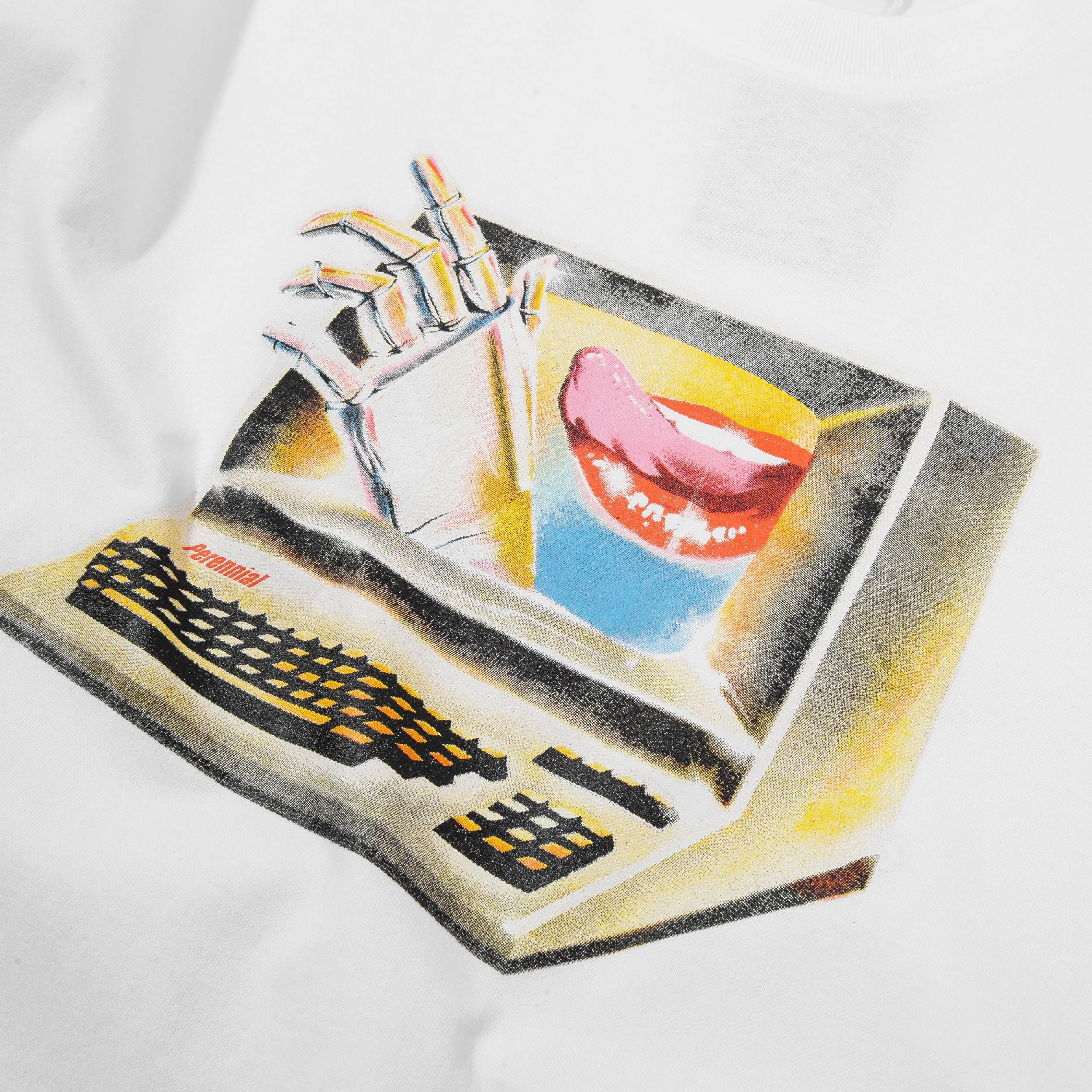 Computer Data - White
