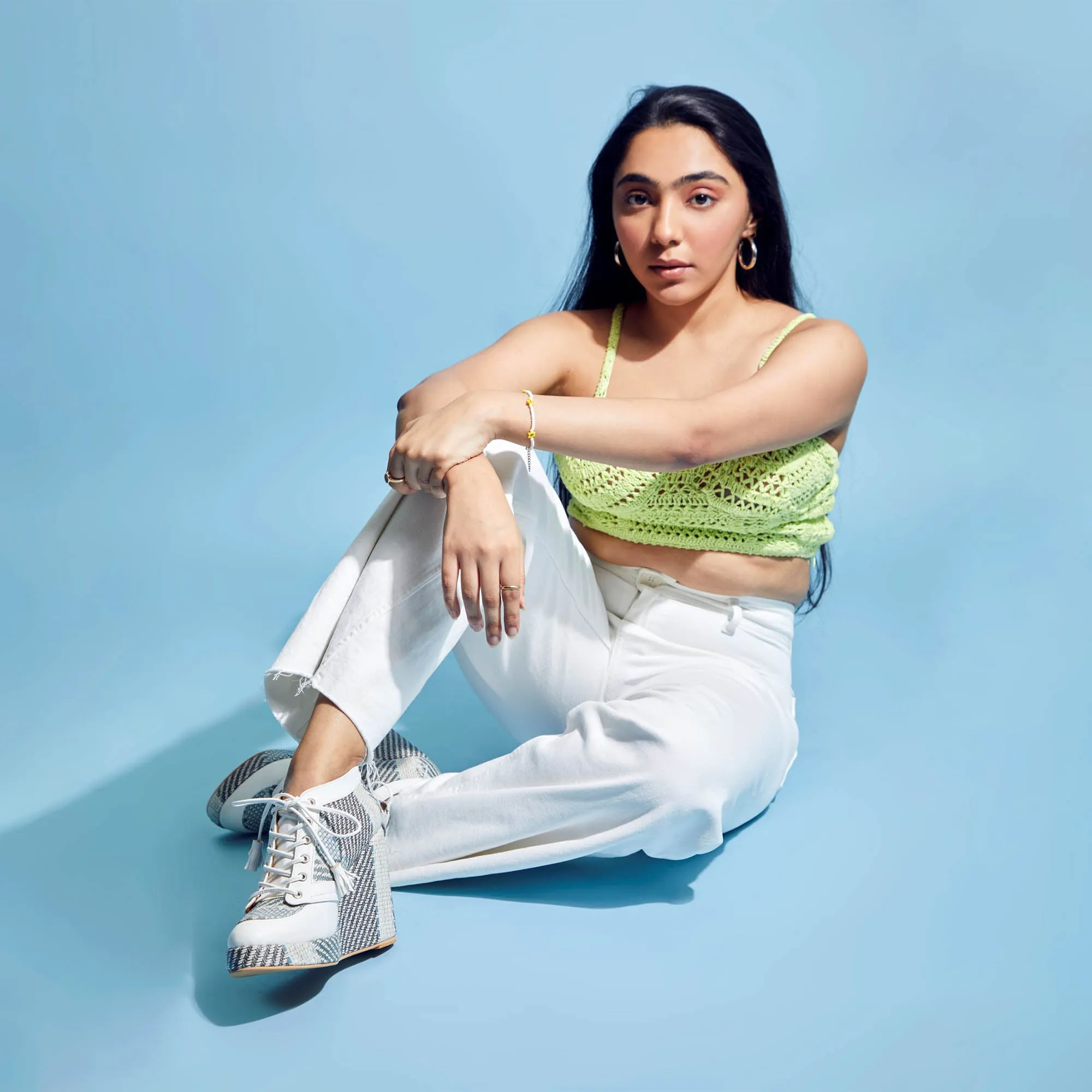 Cool Mint Sneaker Wedges - Sugar Rush