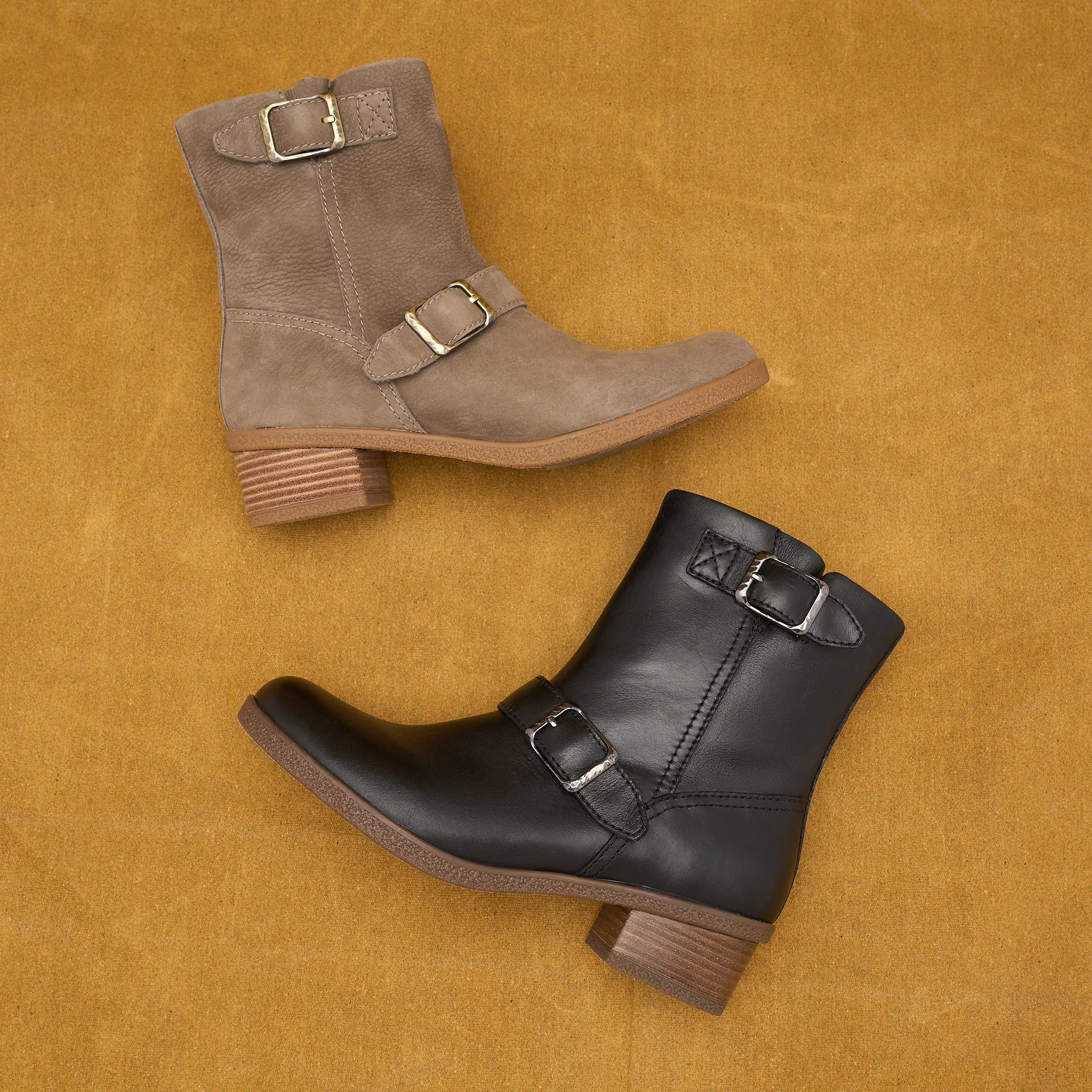 Delphine Black Waterproof Burnished