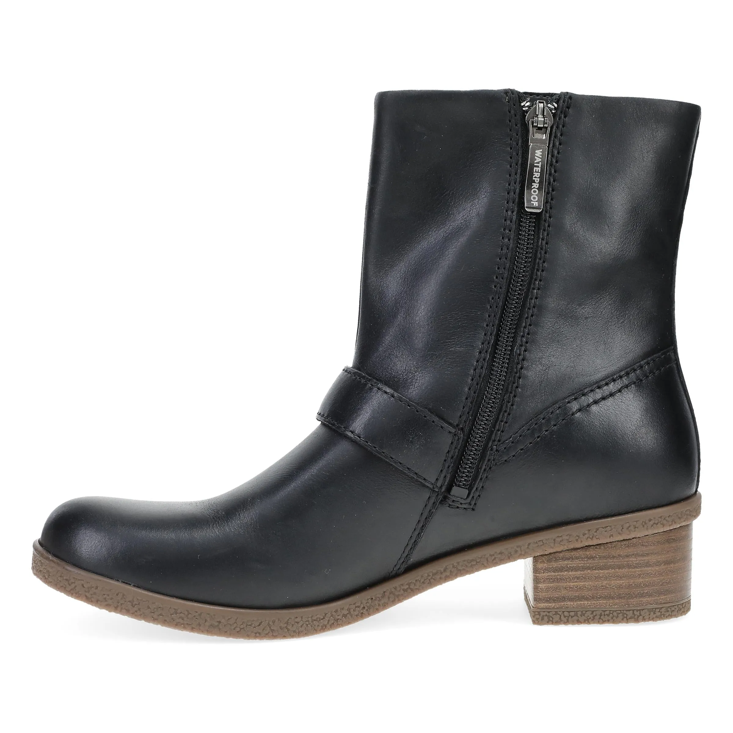 Delphine Black Waterproof Burnished