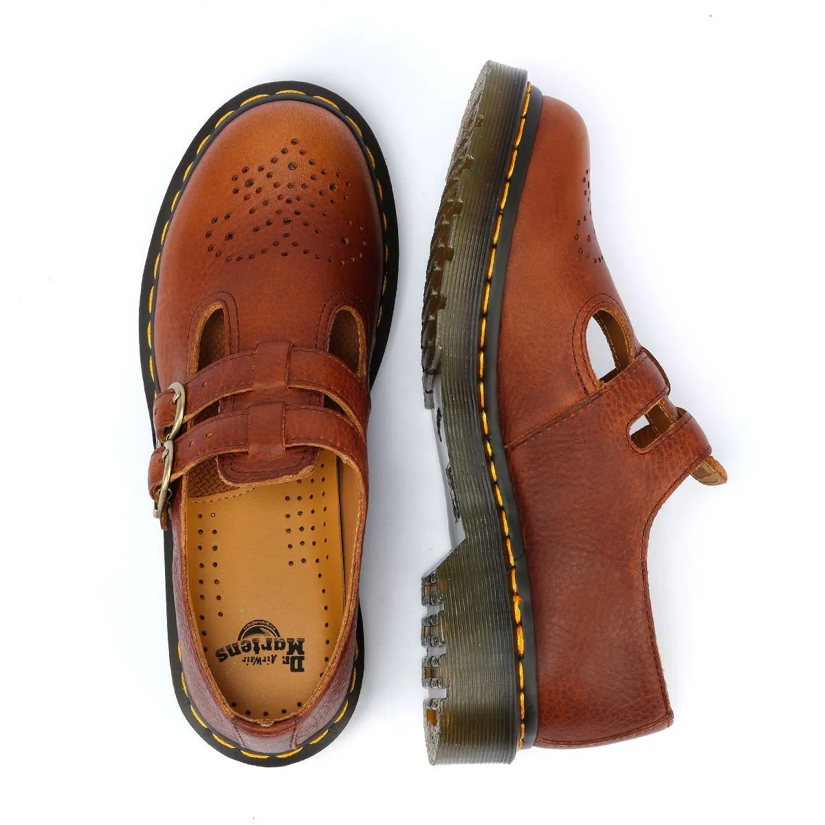 Dr. Martens 8605 Mary Jane Ambassador Women's Cashew Shoes