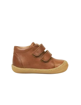 Everyday shoe Velcro - Cognac