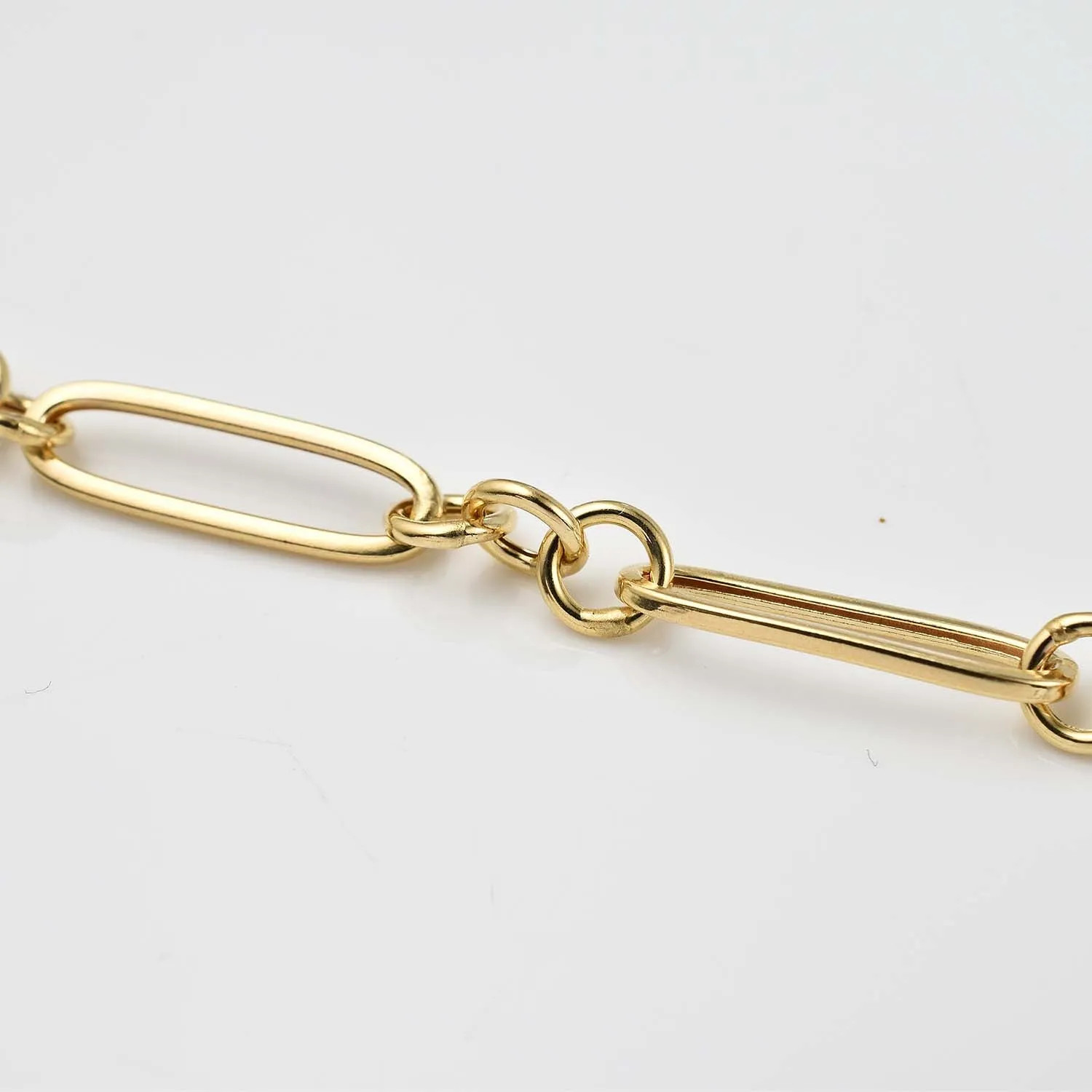Figaro Chain Necklace in 9K Gold