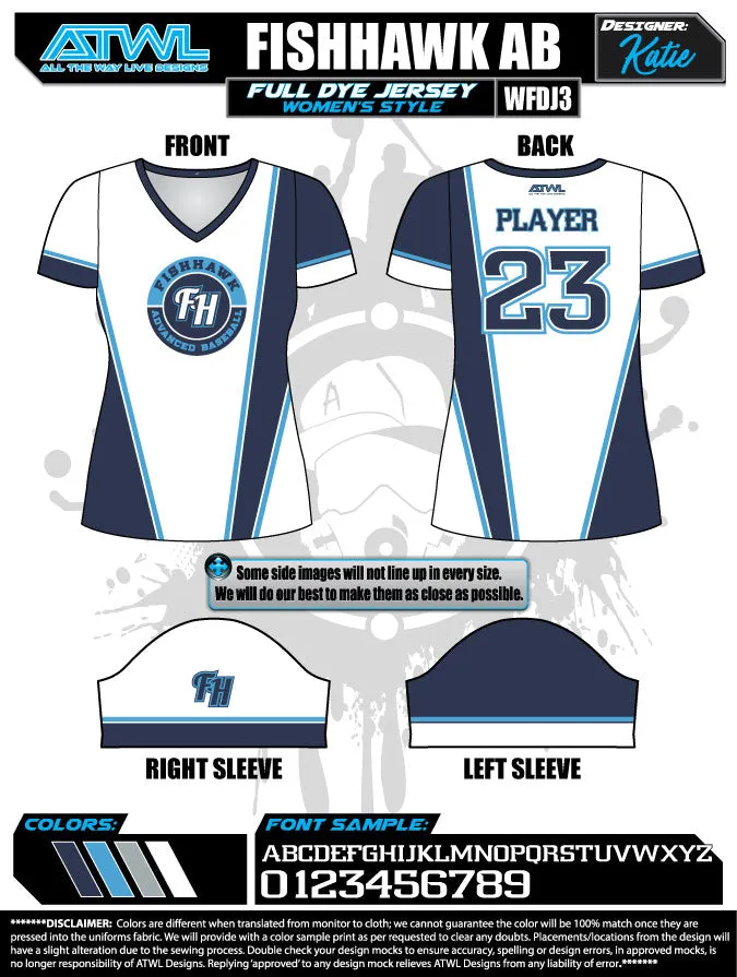 Fishhawk Advanced Baseball Women's Jersey
