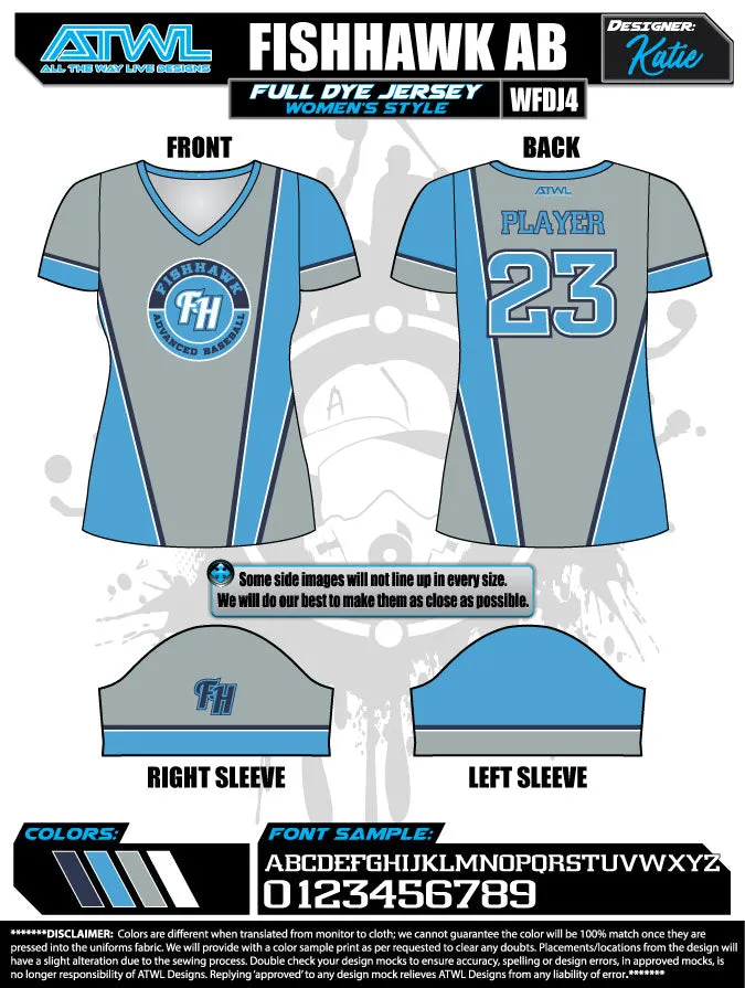 Fishhawk Advanced Baseball Women's Jersey