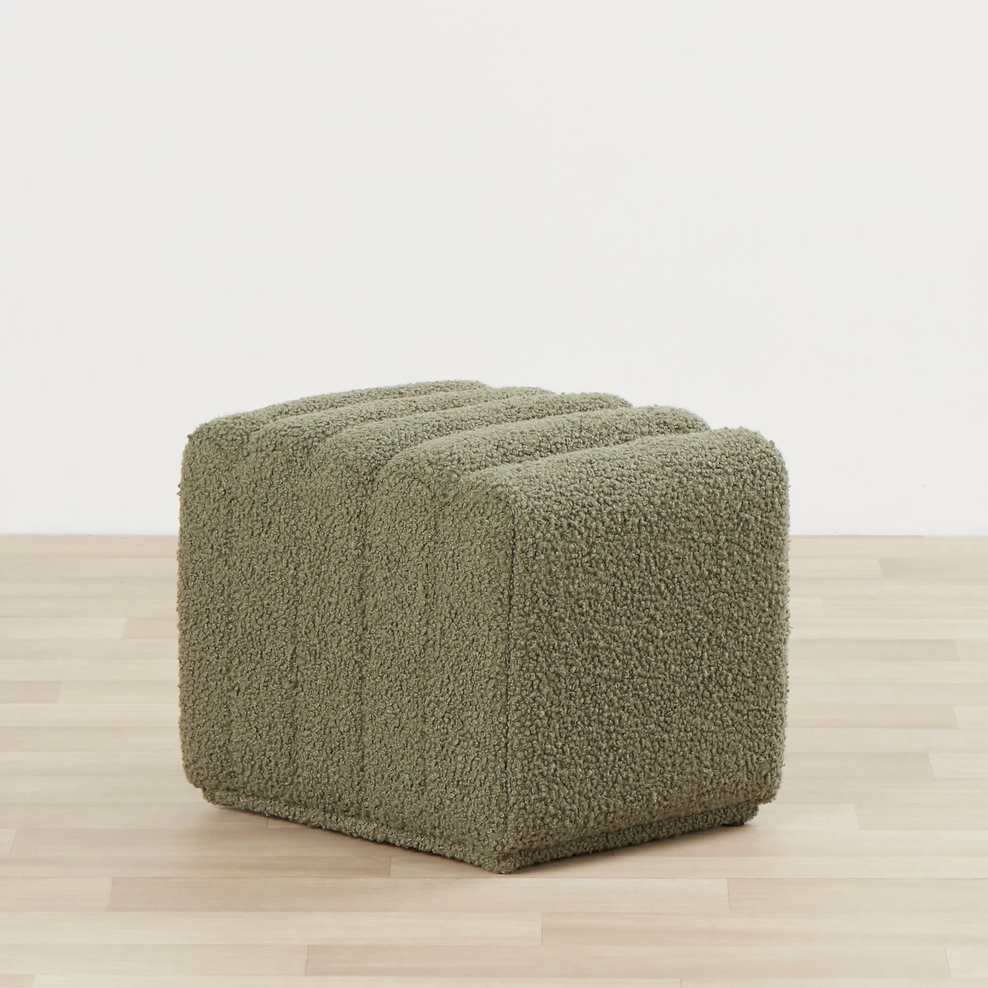 Florie Ottoman - Olive Green