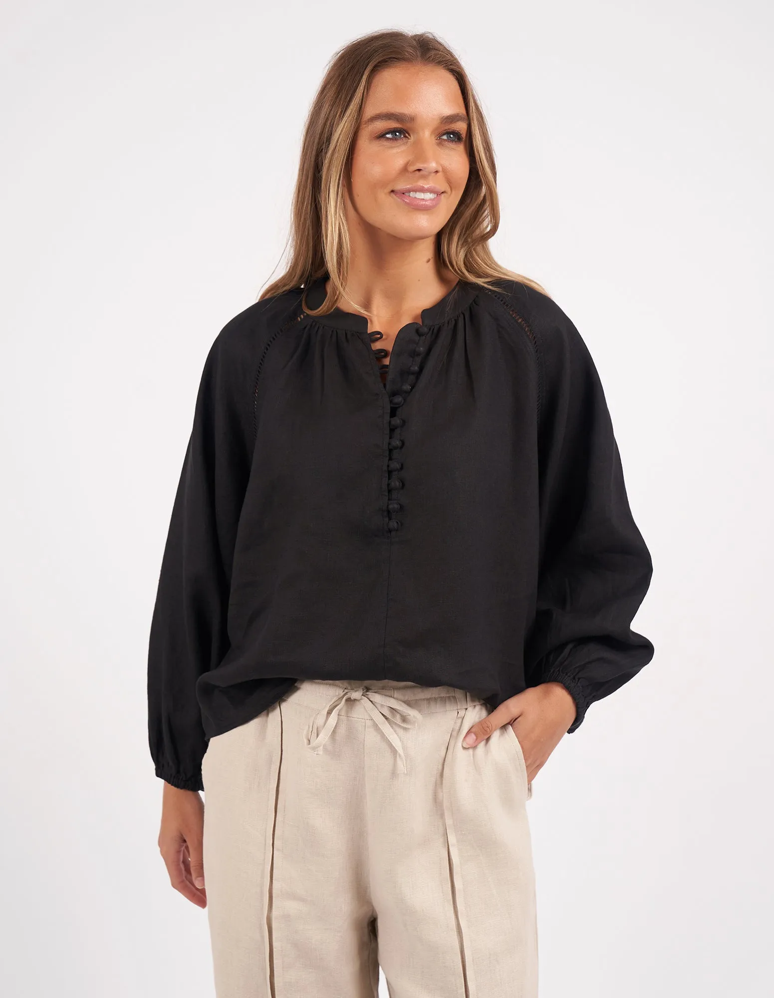 Foxwood - Sardinia Blouse - Black