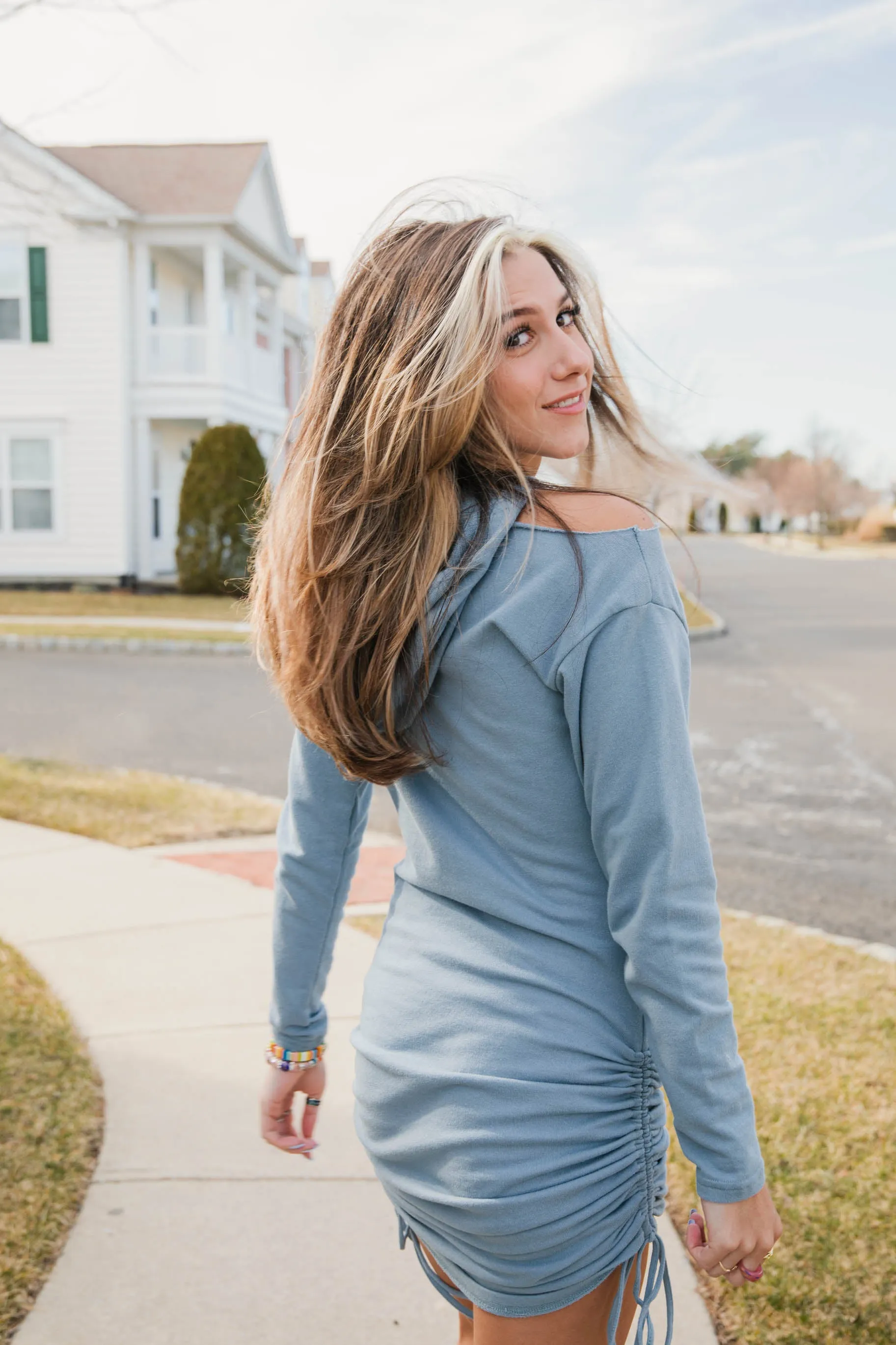 Girls in the Hoodie Dress