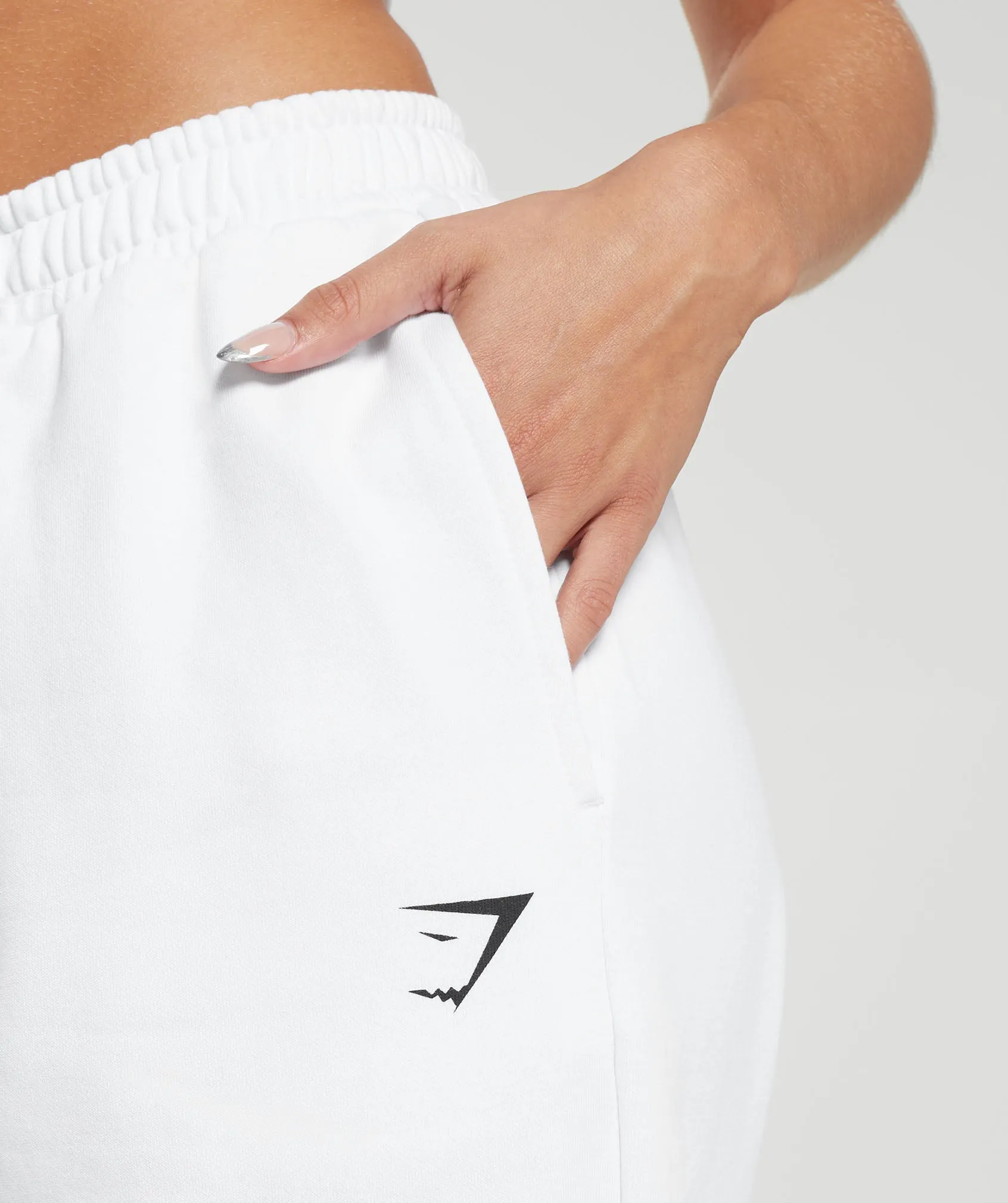 Gymshark Cherub Graphic Joggers - White