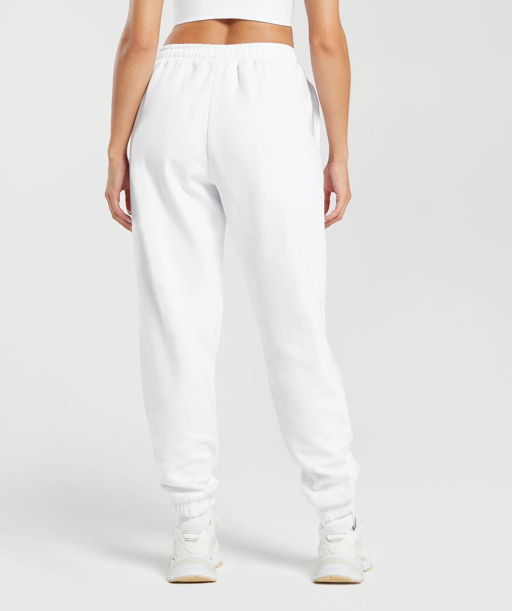 Gymshark Cherub Graphic Joggers - White