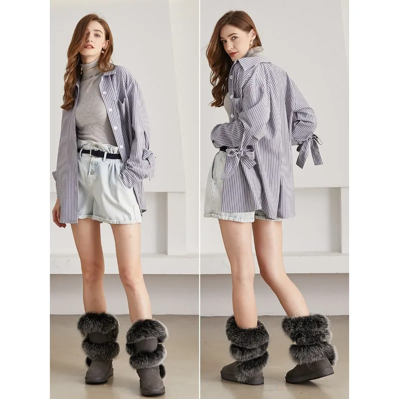 High Ankle Winter Snow Boots For Women