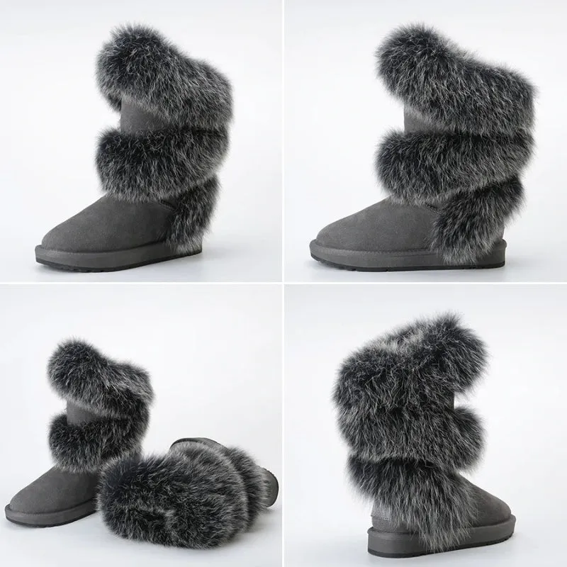 High Ankle Winter Snow Boots For Women