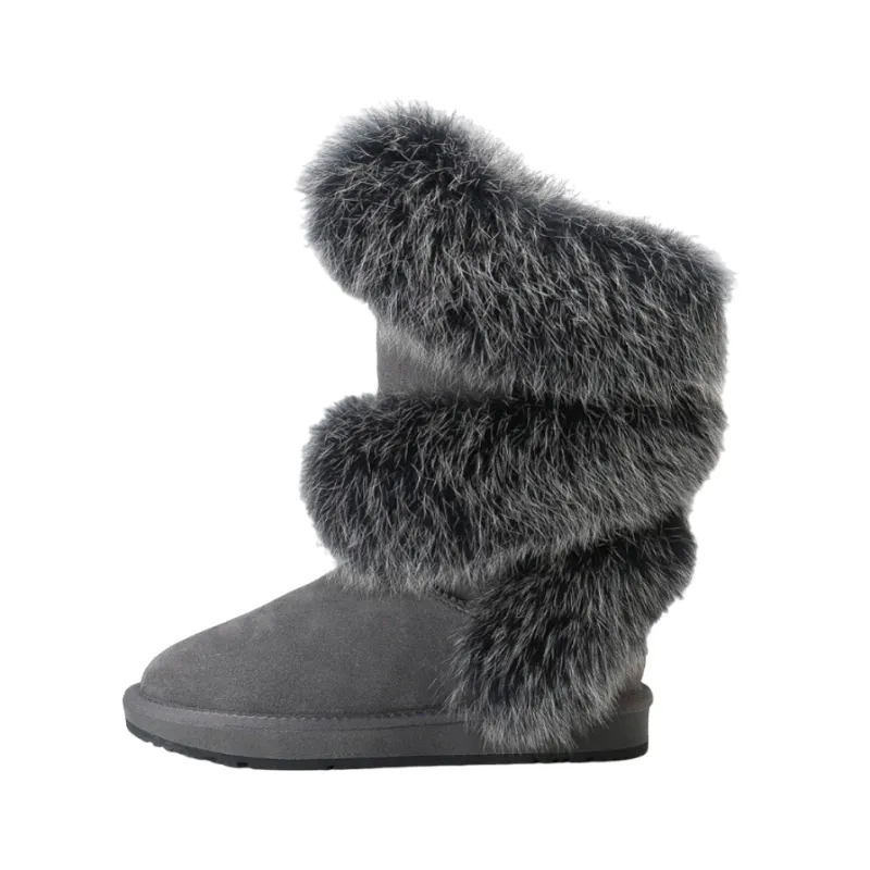 High Ankle Winter Snow Boots For Women