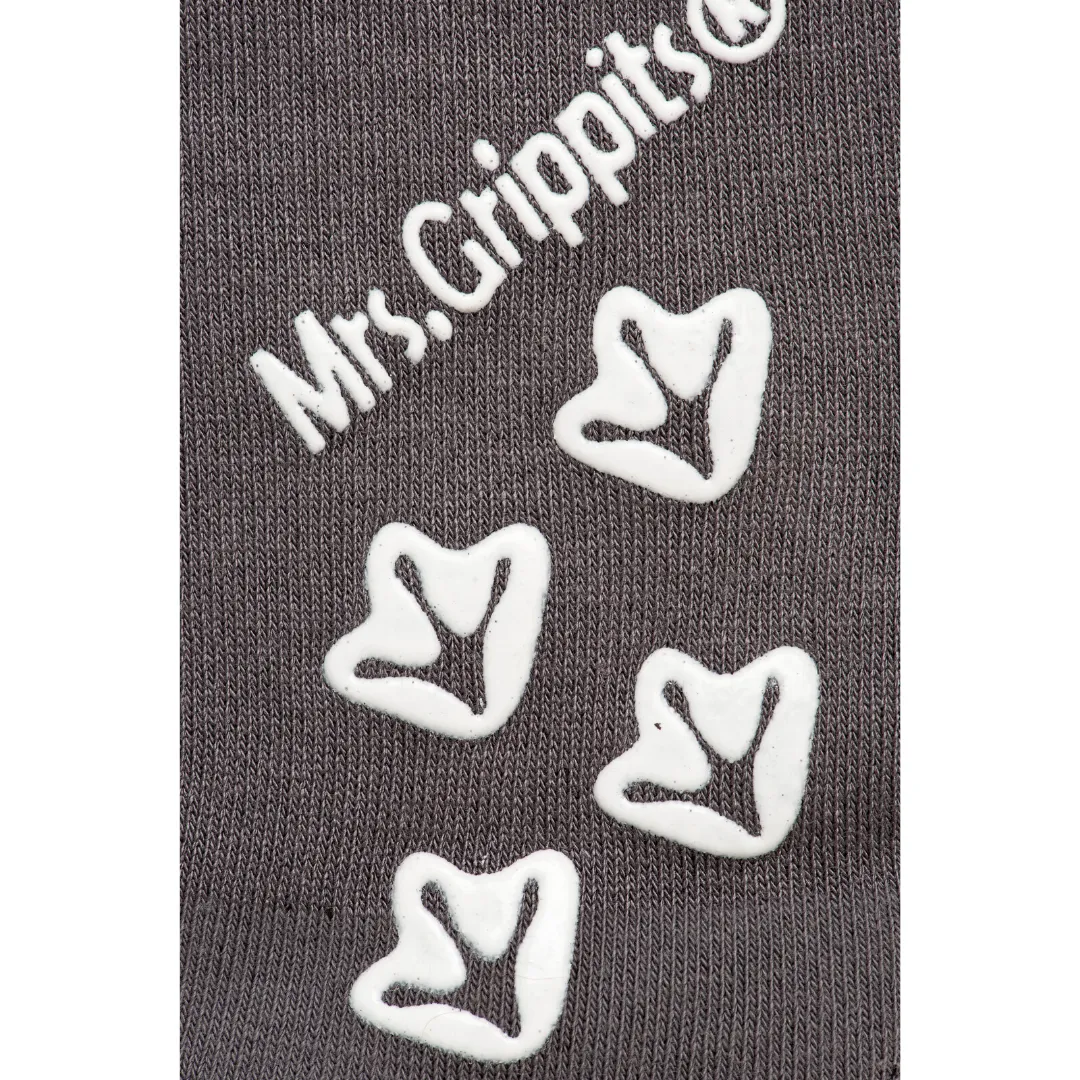 Kids Bamboo Socks with Grips - T-Rex (Medium)