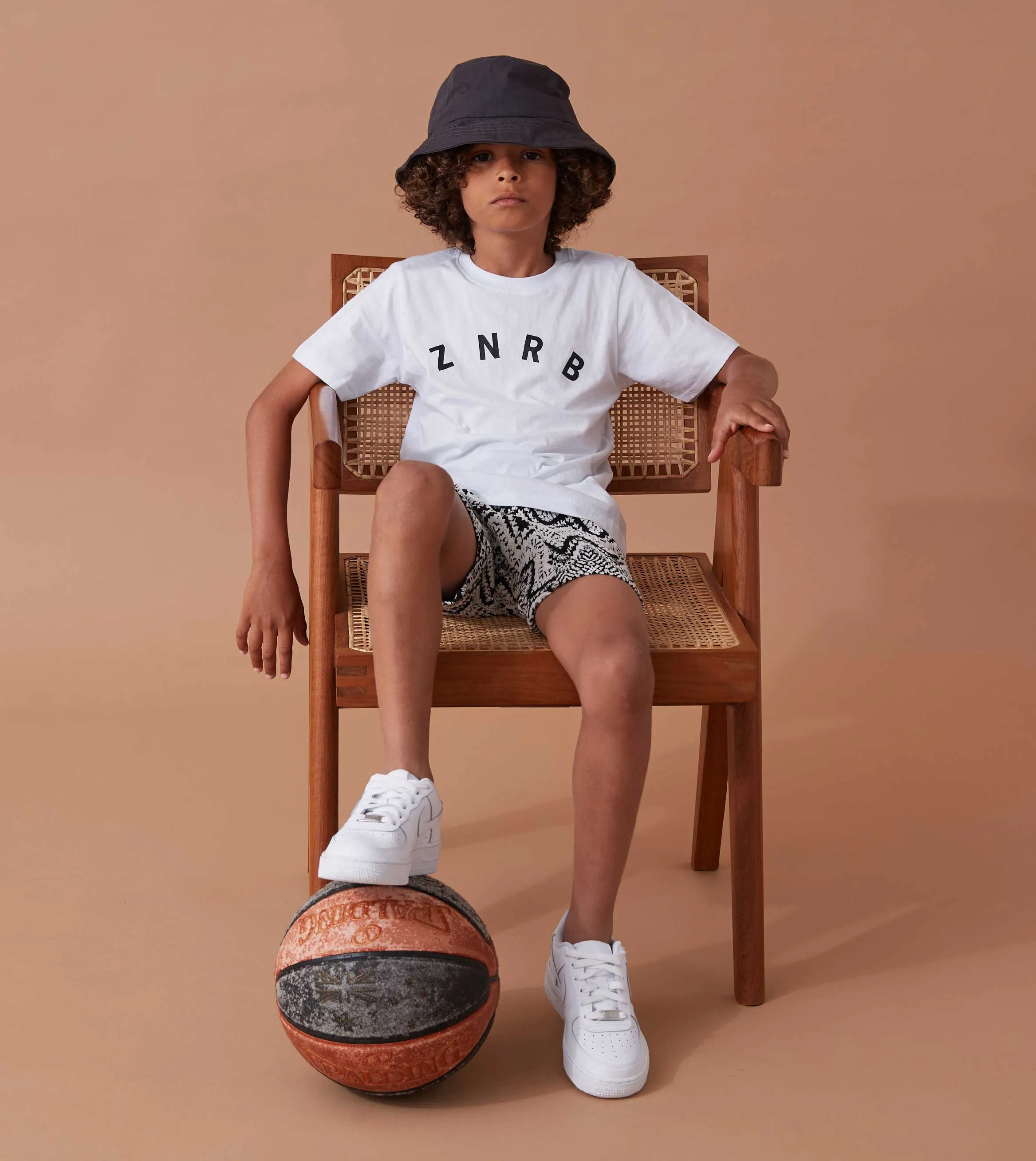 Kids Smallshot ZZ Short Black/White