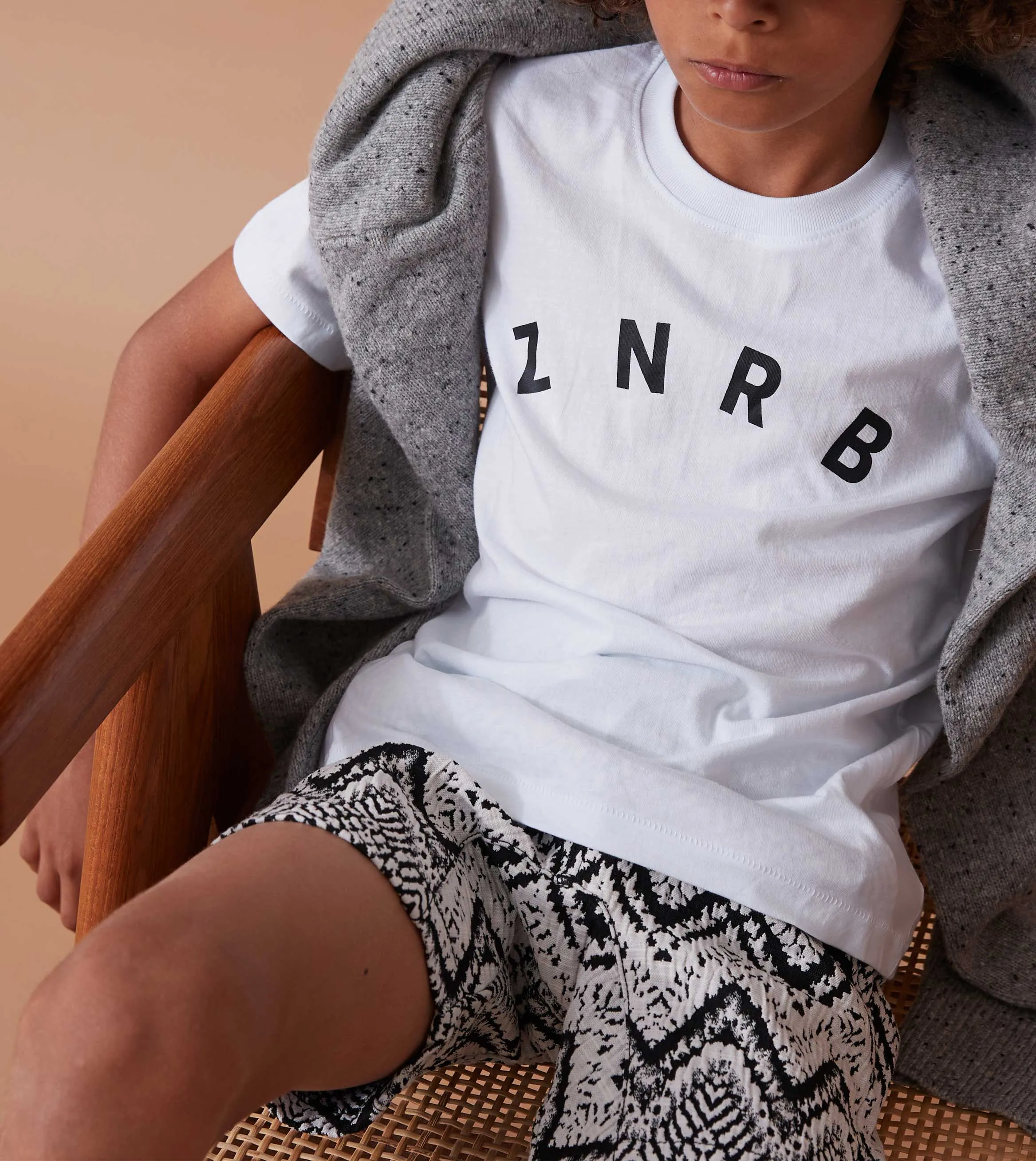Kids Smallshot ZZ Short Black/White