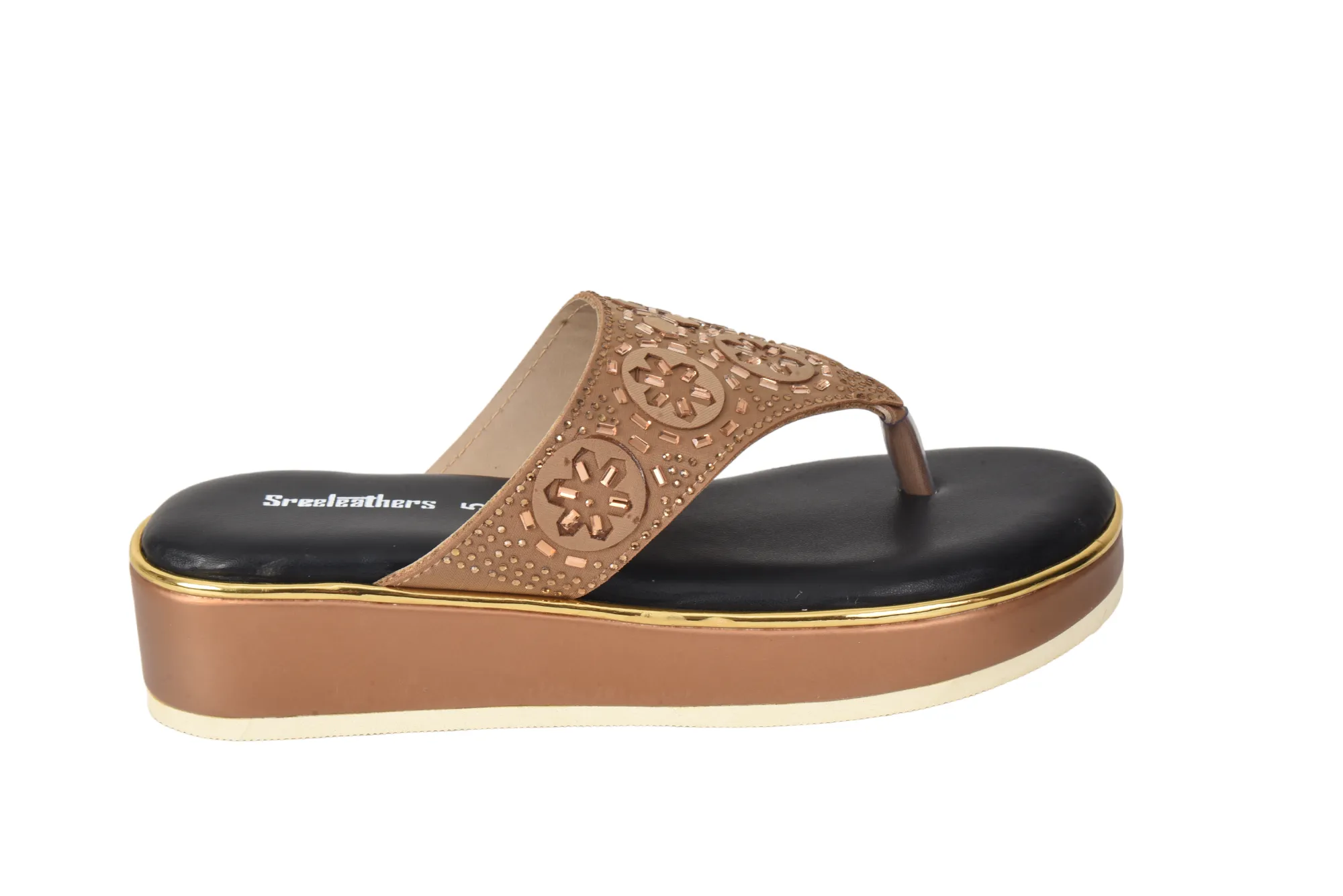 LADIES FANCY HEEL CHAPPAL 323189