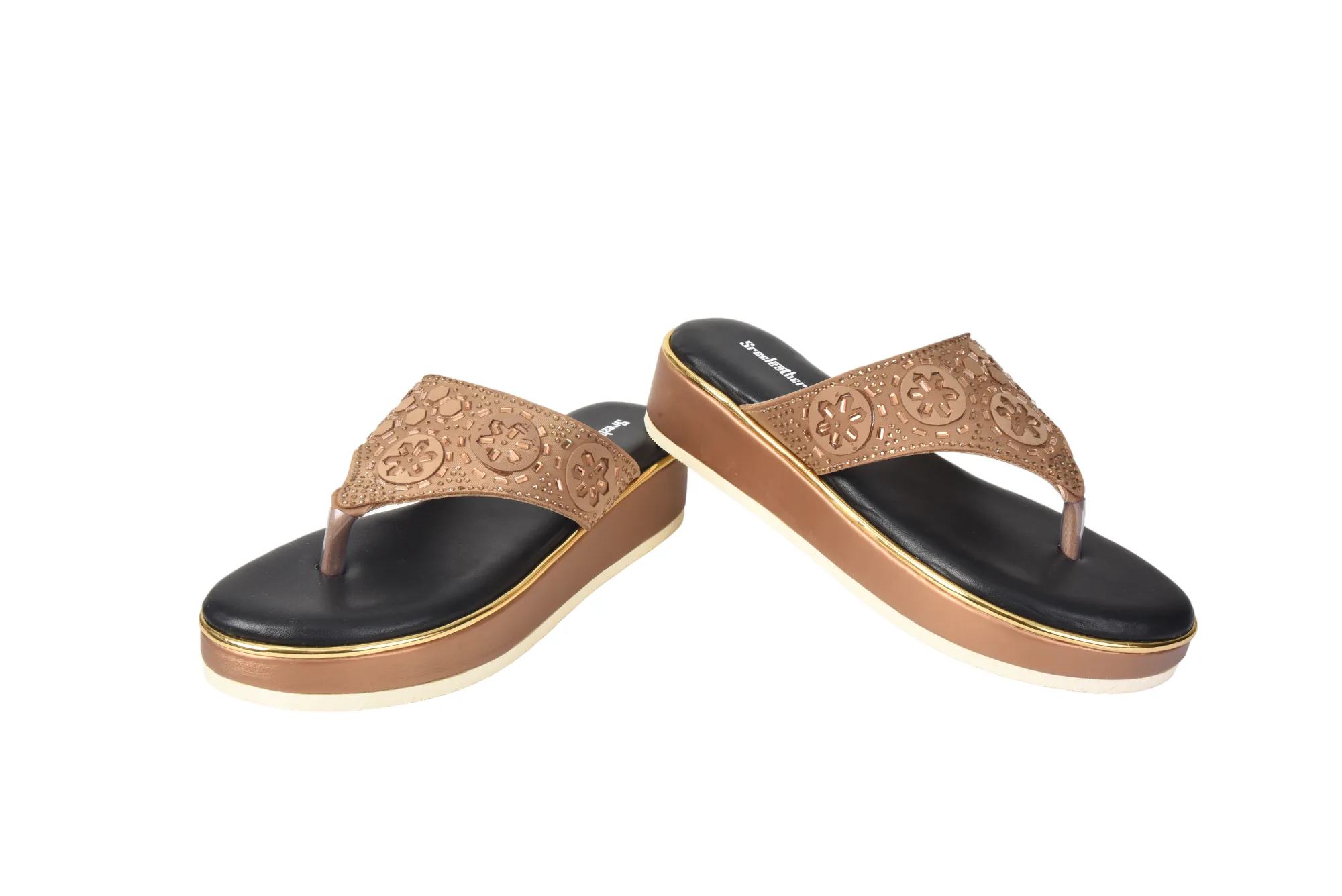 LADIES FANCY HEEL CHAPPAL 323189