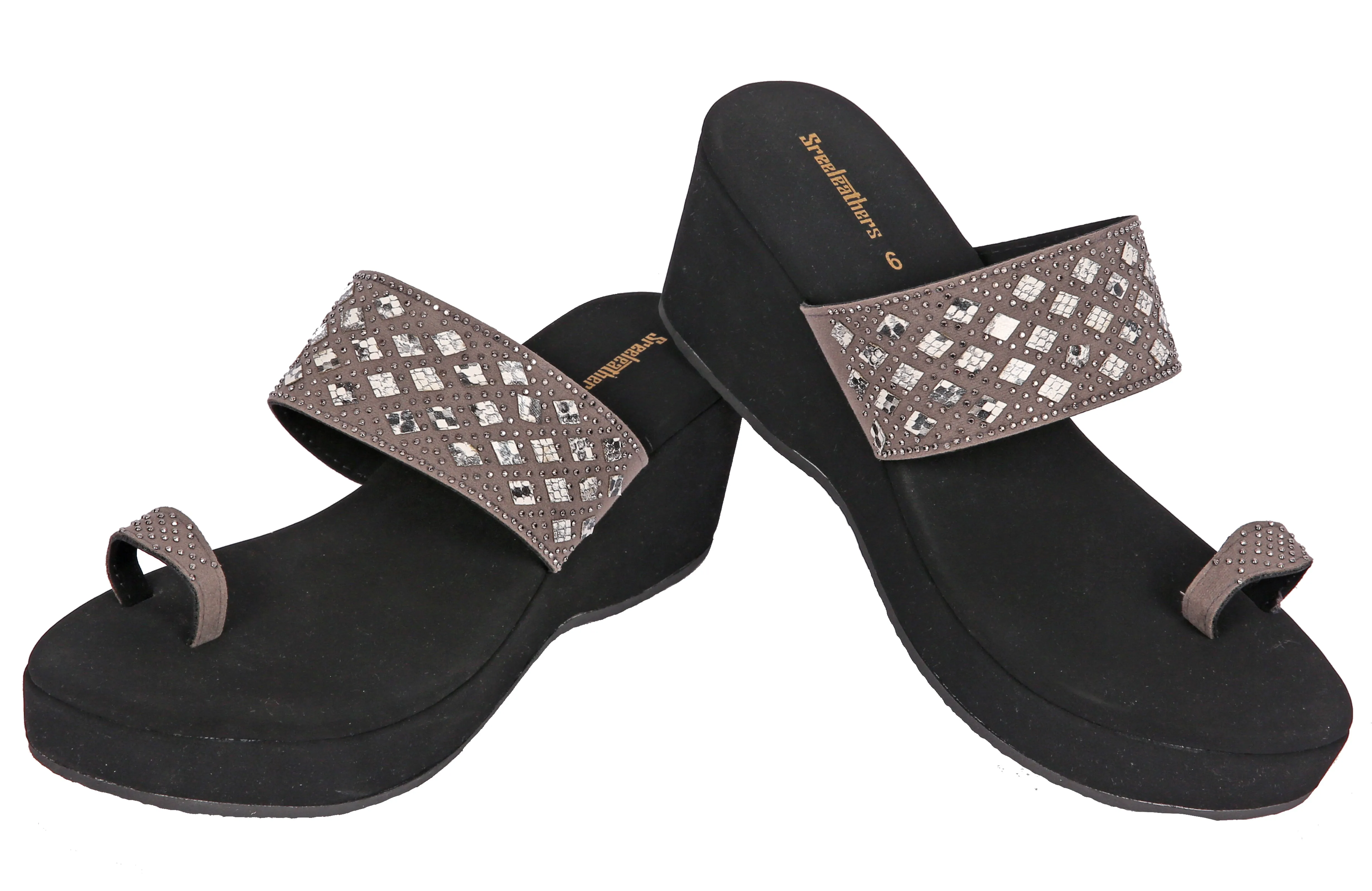 LADIES FANCY HEEL CHAPPAL 53314