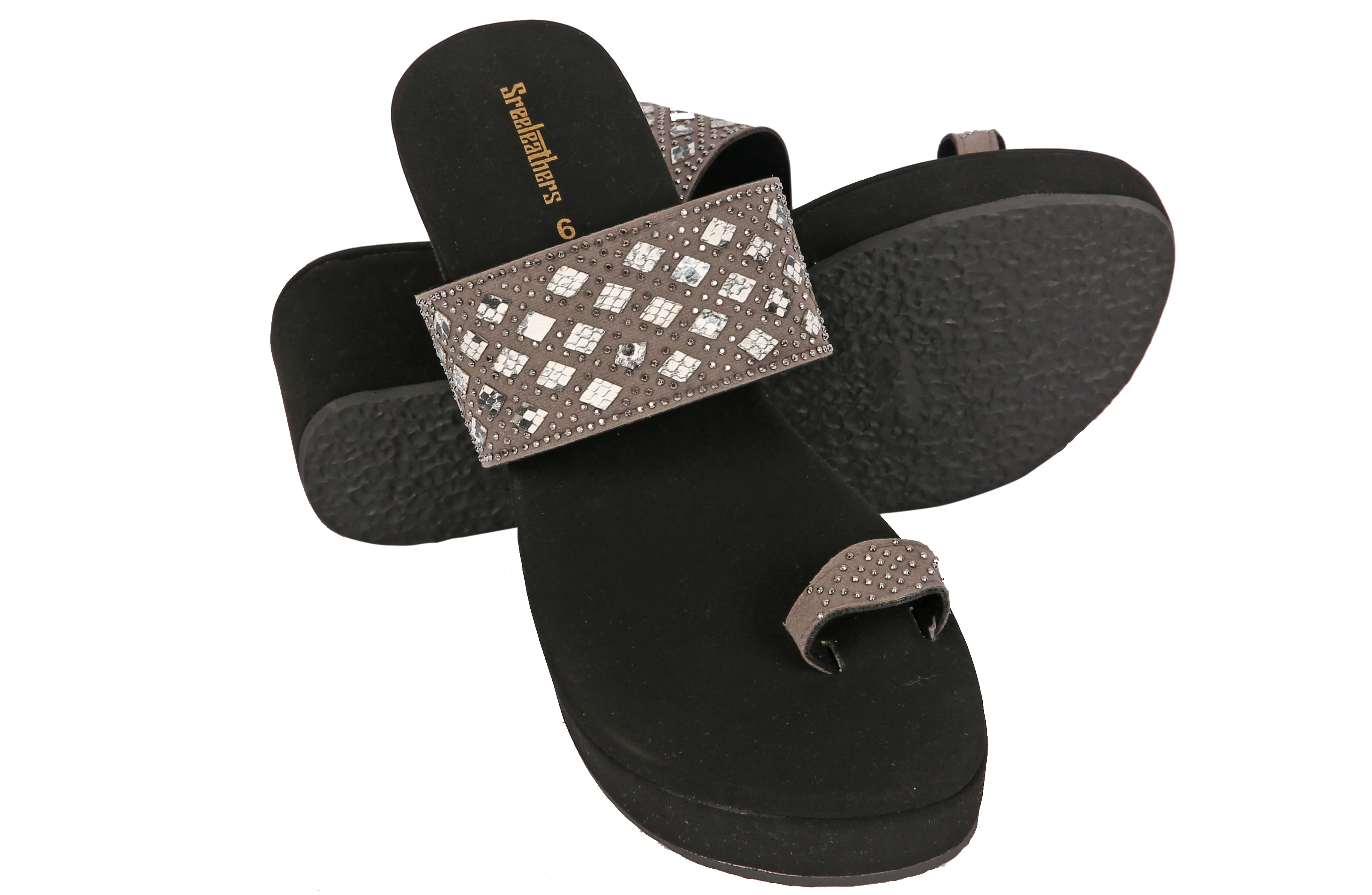 LADIES FANCY HEEL CHAPPAL 53314