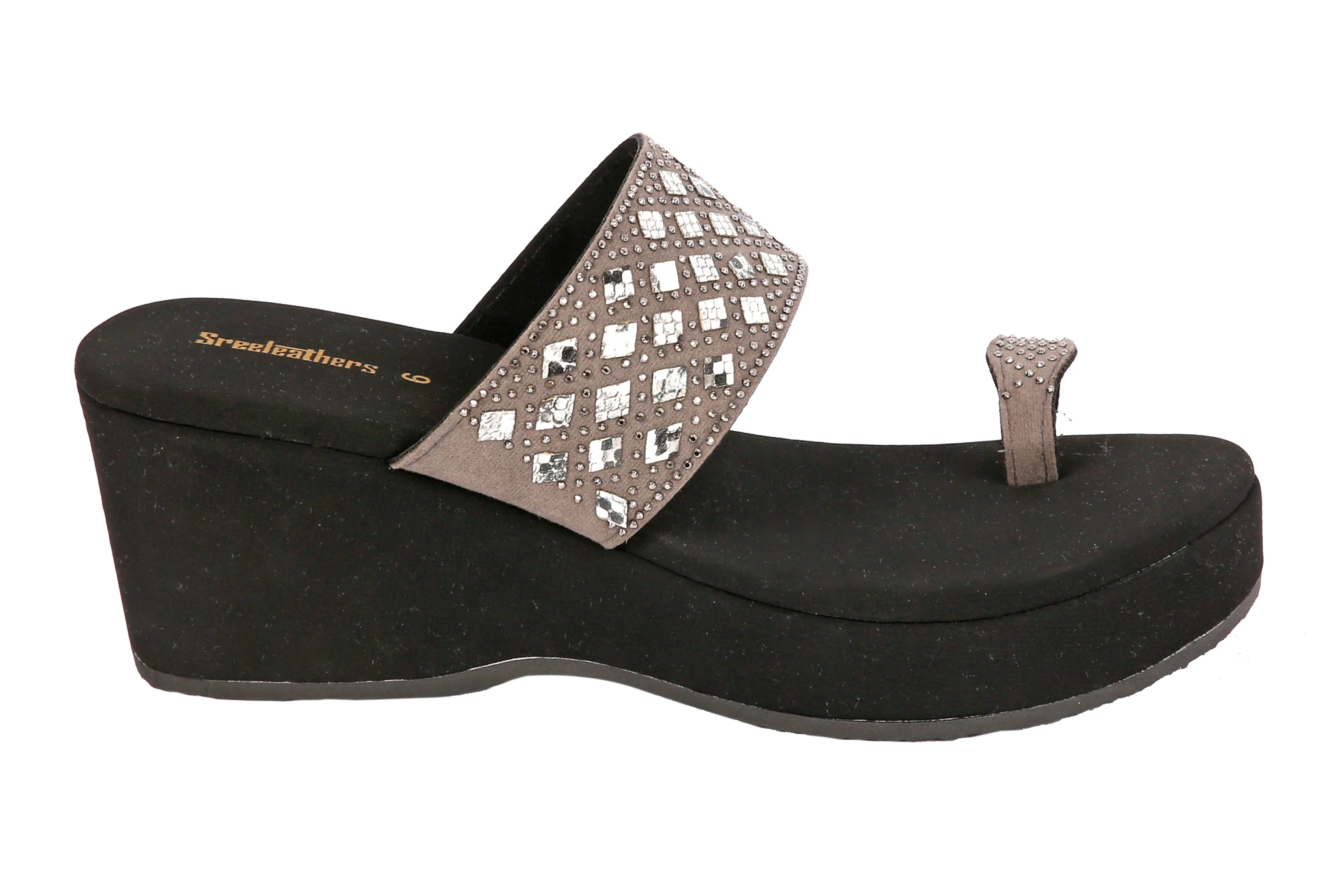 LADIES FANCY HEEL CHAPPAL 53314