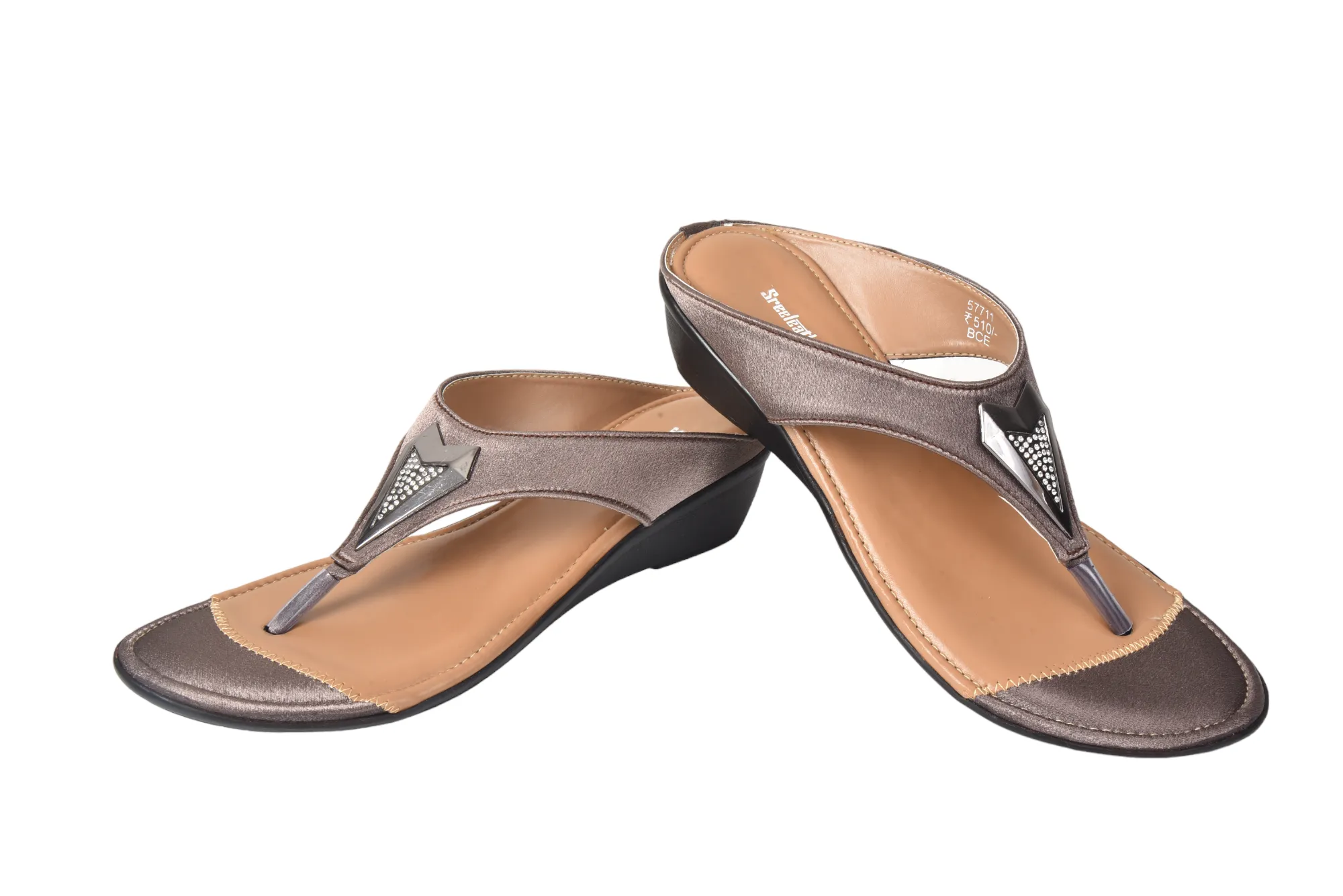 Ladies Fancy Heel Chappal 57711