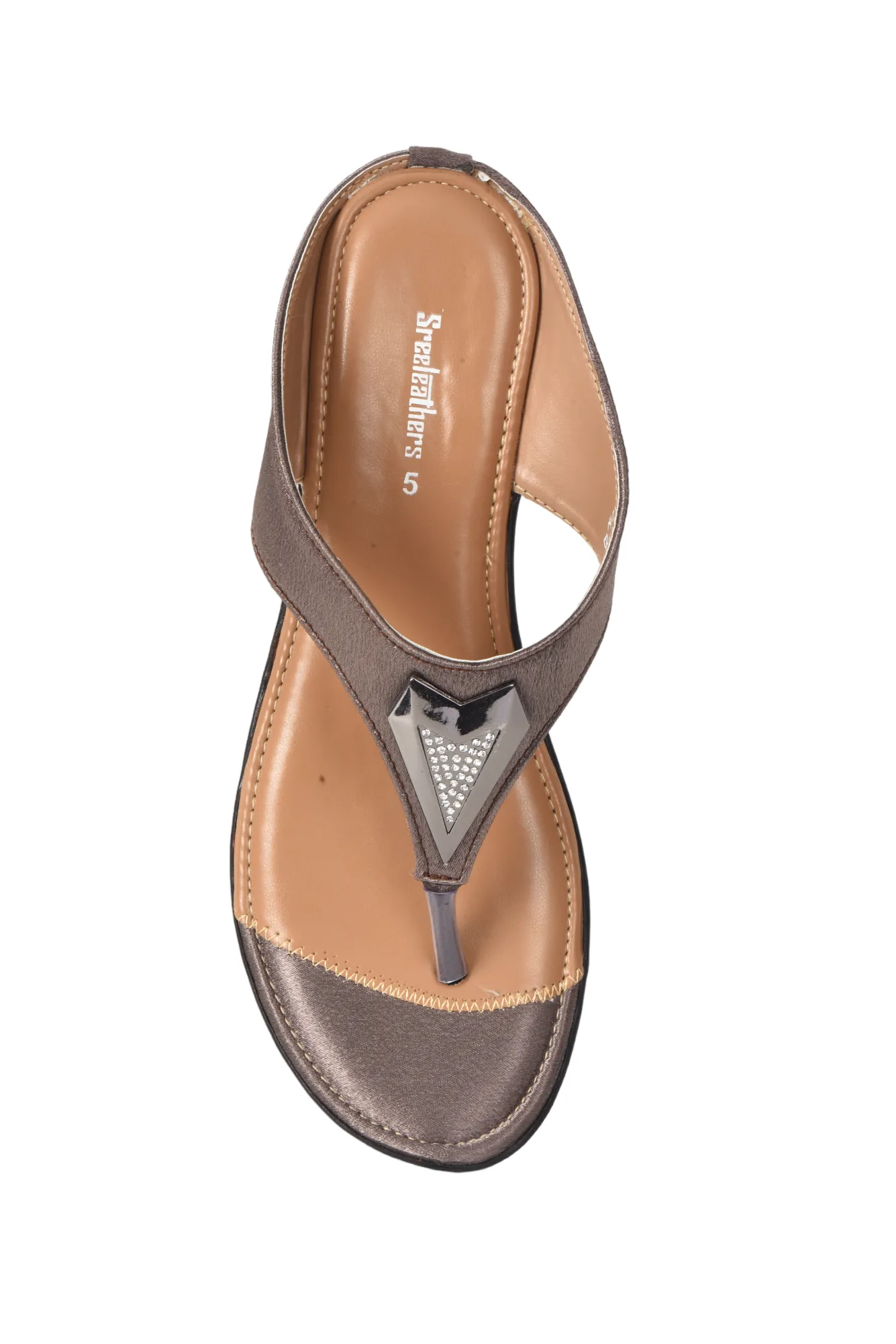 Ladies Fancy Heel Chappal 57711