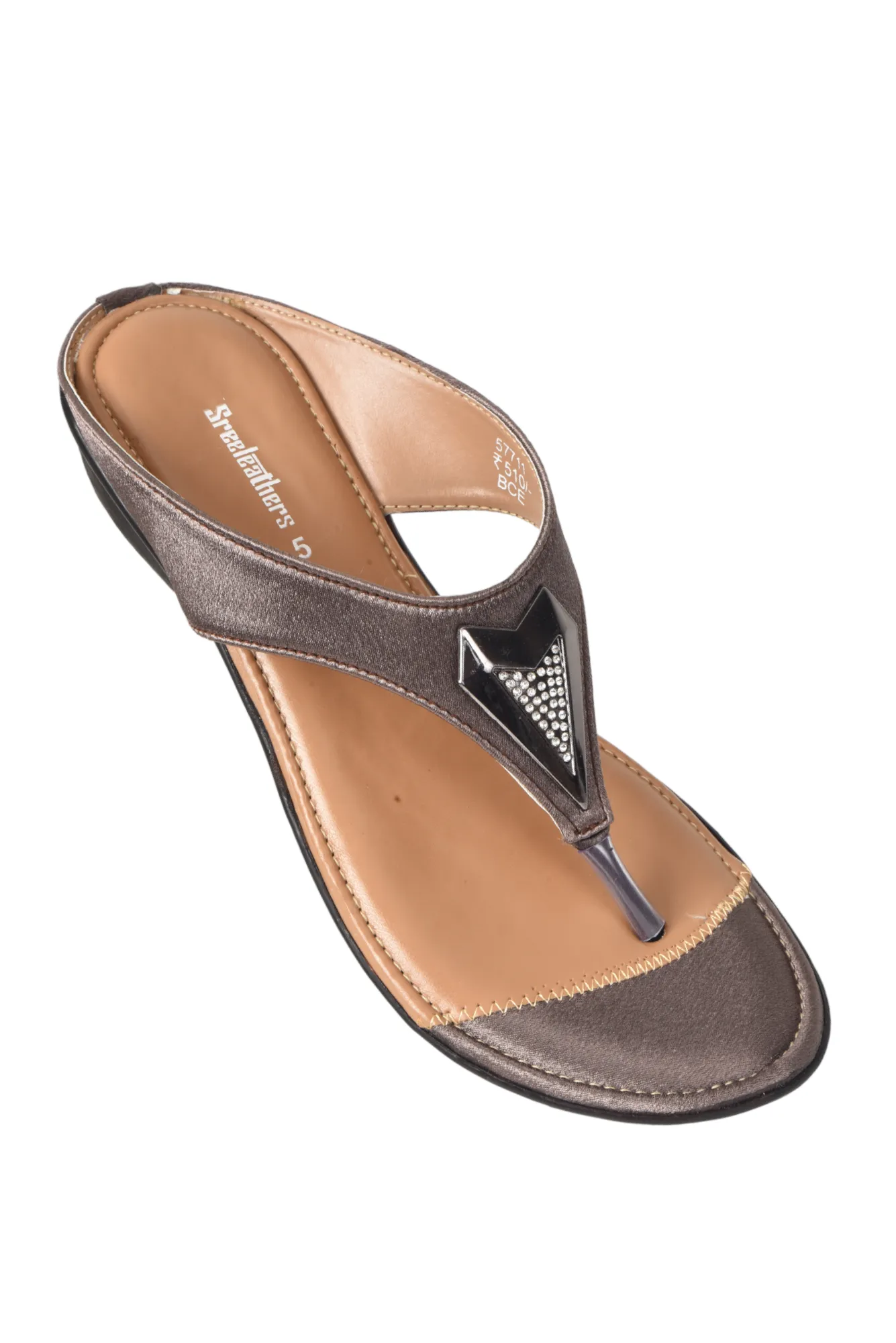 Ladies Fancy Heel Chappal 57711