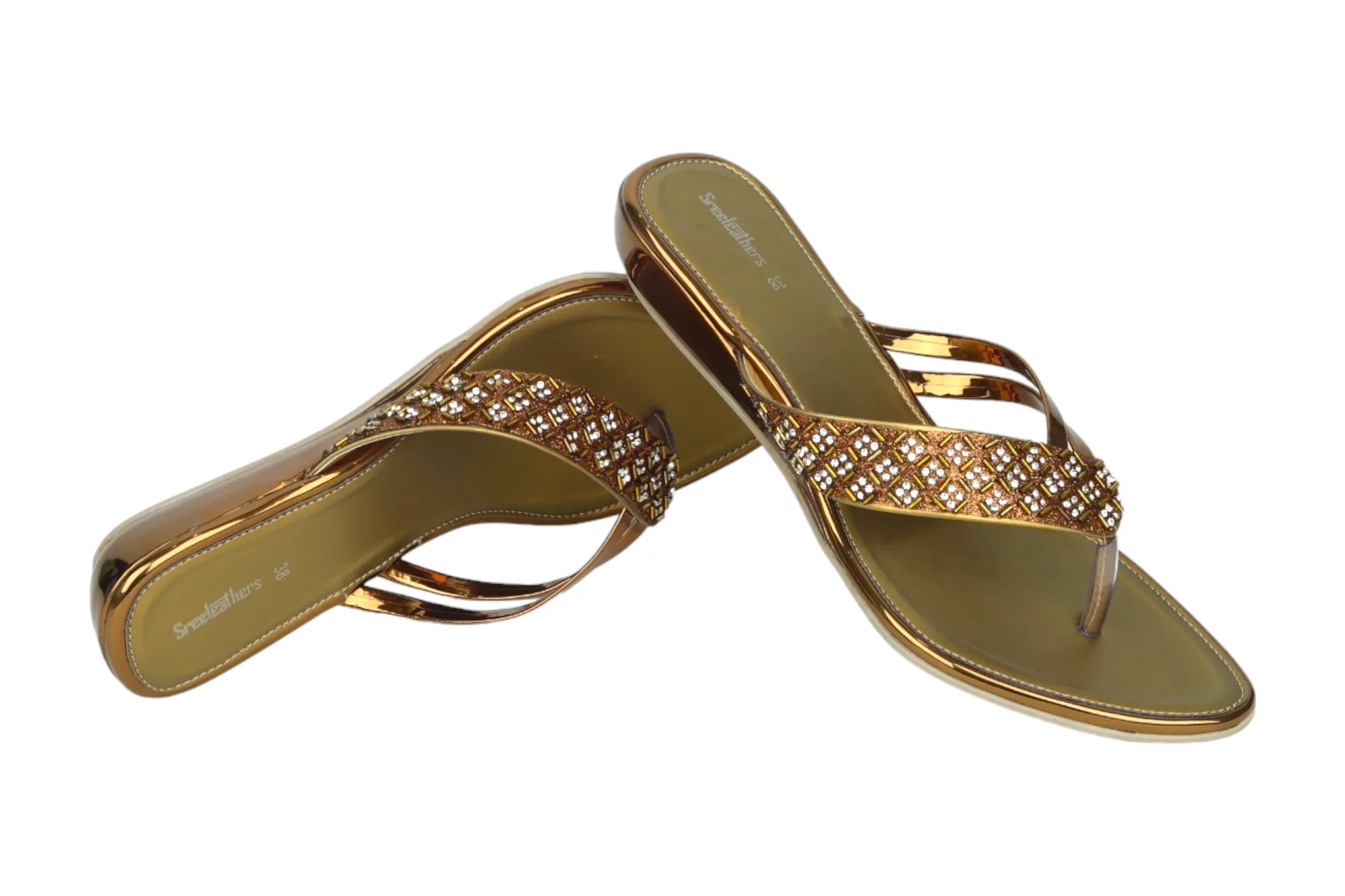 LADIES FANCY HEEL CHAPPAL 911102
