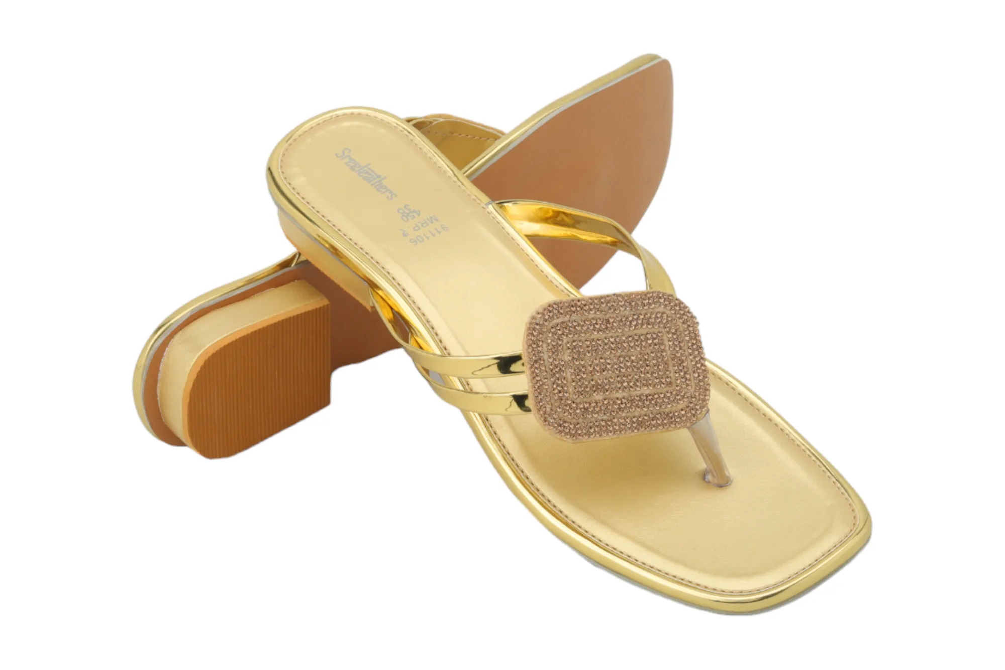 LADIES FANCY HEEL CHAPPAL 911106
